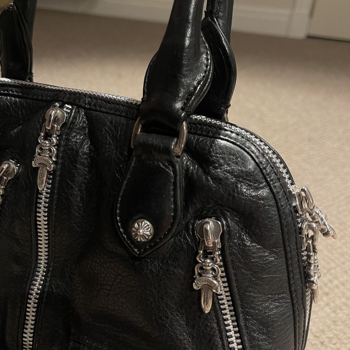 Chrome Hearts Chrome Hearts JJ Dean Leather Bag Size ONE SIZE - 14 Thumbnail