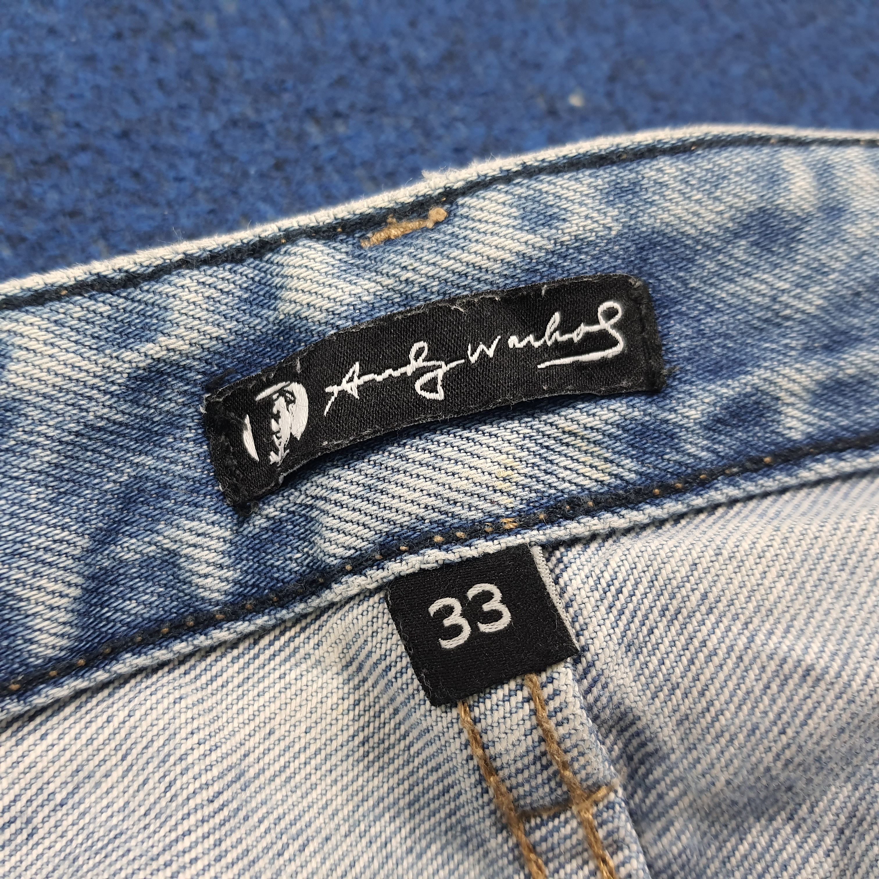 Andy Warhol Vintage Andy Warhol x Billabong Distressed Selvedge C280N9 Size US 35 - 11 Thumbnail