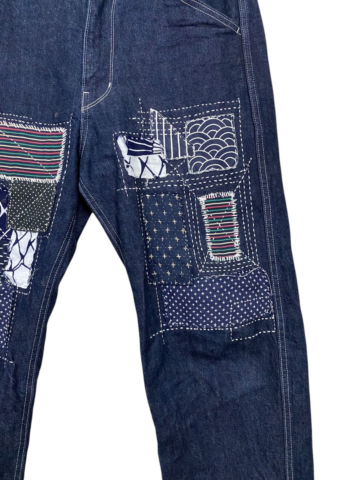 Uniqlo Uniqlo quater pants custom made sashiko emboidery Size US 34 / EU 50 - 8 Thumbnail