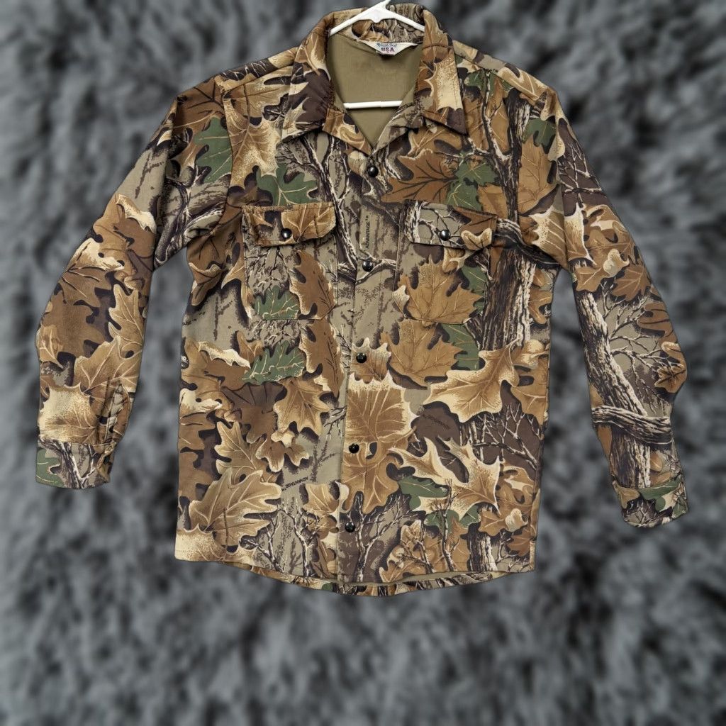 Vintage VINTAGE WestArk Jacket Mens M Brown Green Camo Hunting Gorpcore USA 99600 PS Size US M / EU 48-50 / 2 - 1 Thumbnail