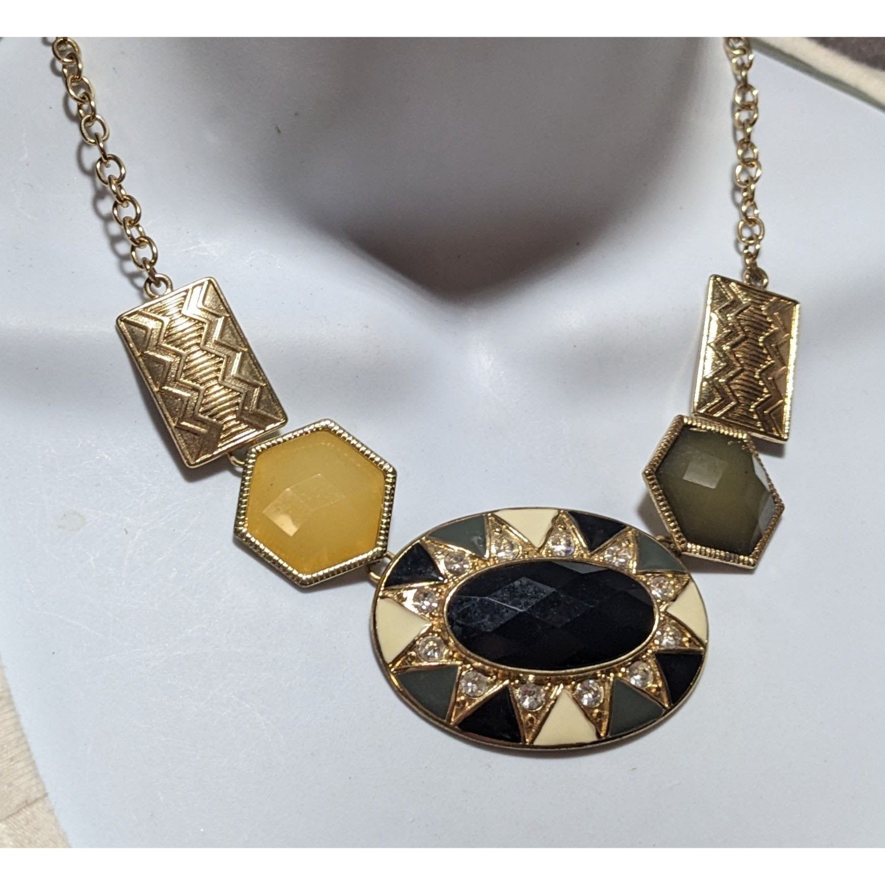 Other Geometric Glam Statement Necklace Size ONE SIZE - 9 Thumbnail
