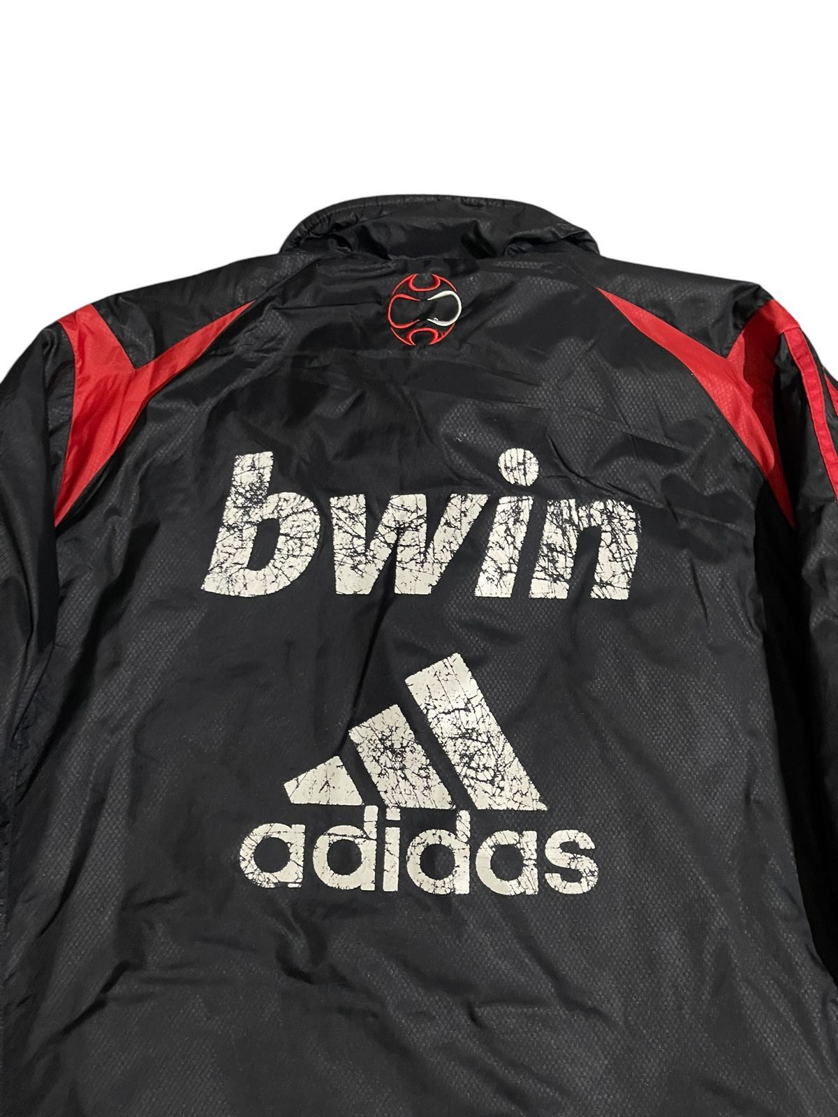 Adidas Vintage AC Milan Adidas 2007-2008 Padded Bench Coat Jacket Size US L / EU 52-54 / 3 - 8 Thumbnail