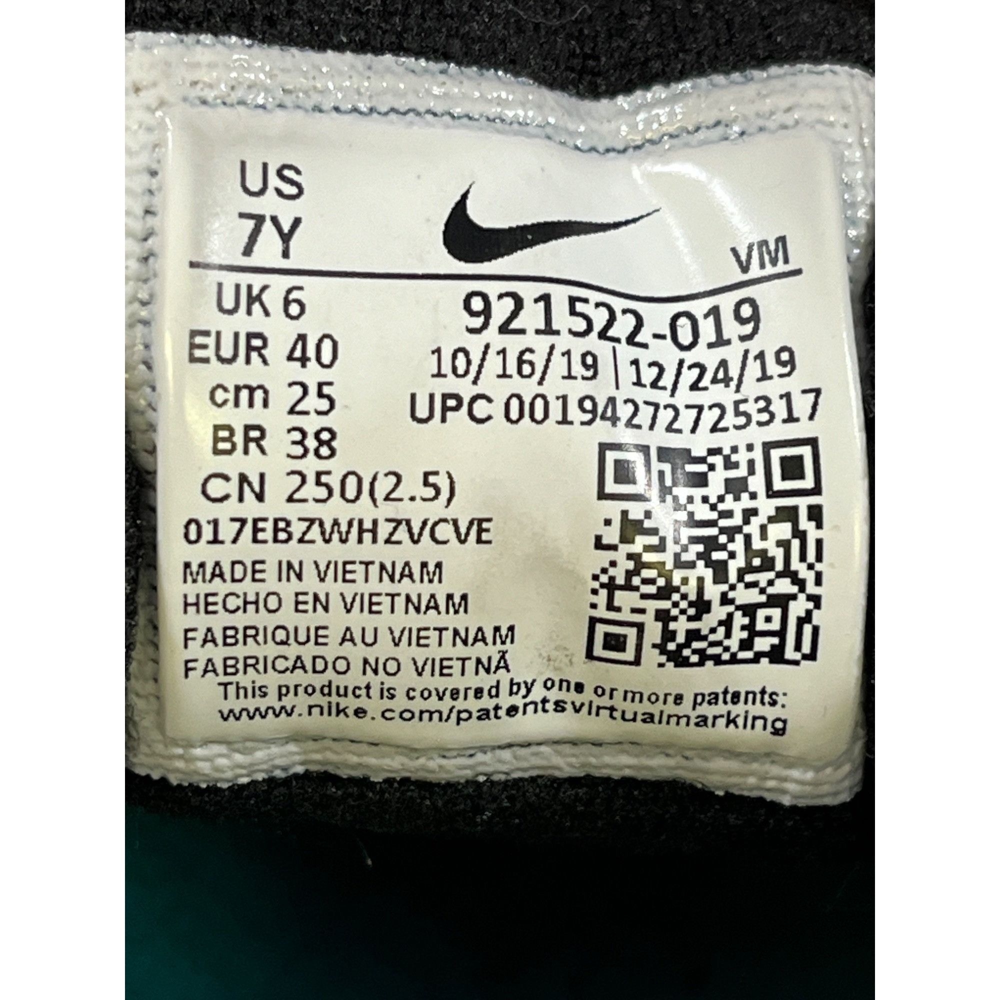Nike Nike Air Max 97 GS Big Boys Black Sneakers Size 7Y SKU 6732 Size US 7 / EU 40 - 7 Thumbnail