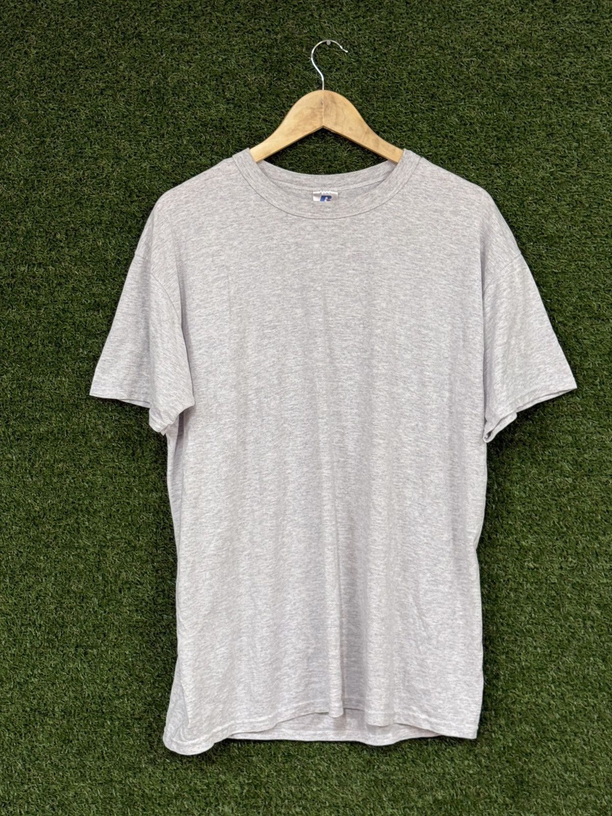 Russell Athletic BLANK Russell Athletic Grey Heavyweight Vintage Tee Size US L / EU 52-54 / 3 - 2 Thumbnail