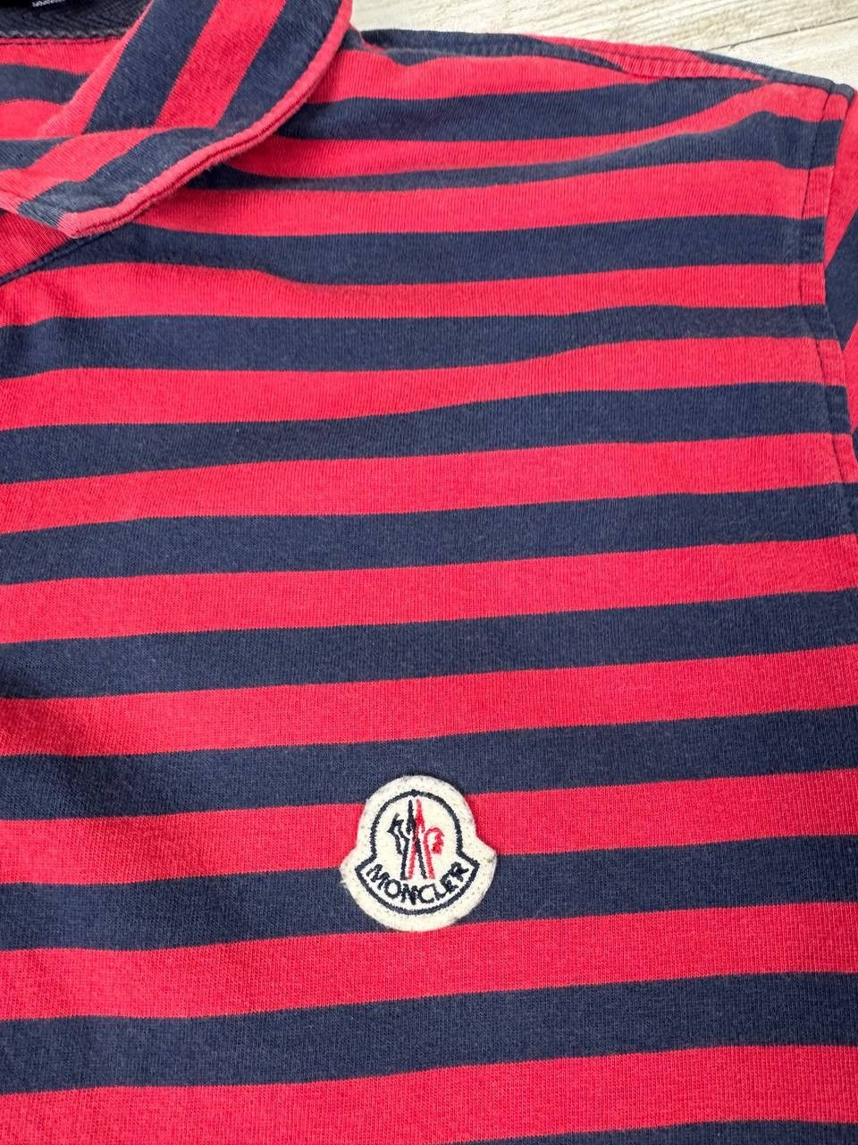Moncler Moncler Maglia Polo Manica Corta Shirt Striped Size US L / EU 52-54 / 3 - 7 Thumbnail