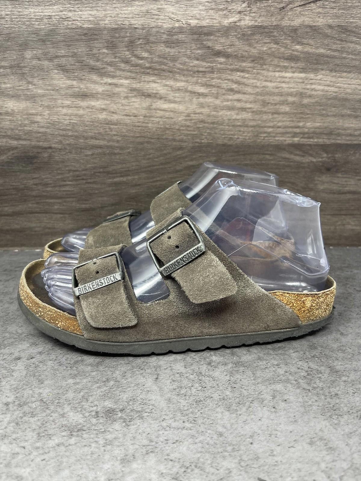 Birkenstock Birkenstock Arizona Suede Sandals Womens Size 6 (37) Slip On Size US 6 / IT 36 - 1 Thumbnail