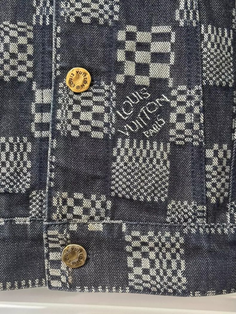 Louis Vuitton Louis Vuitton Checkerboard denim jacket Size US M / EU 48-50 / 2 - 5 Thumbnail
