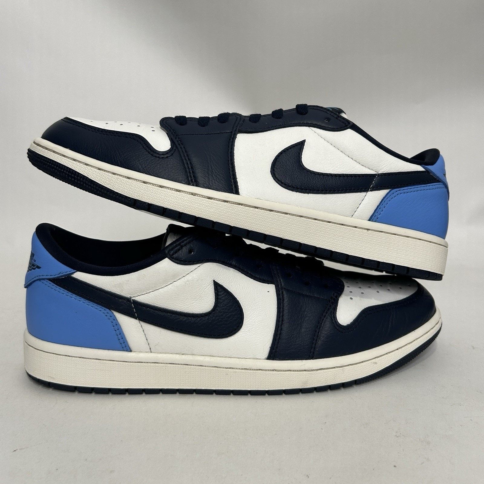 Jordan Brand Nike Air Jordan 1 Low Retro OG “Obsidian UNC” CZ0790-400 Size US 13 / EU 46 - 1 Thumbnail