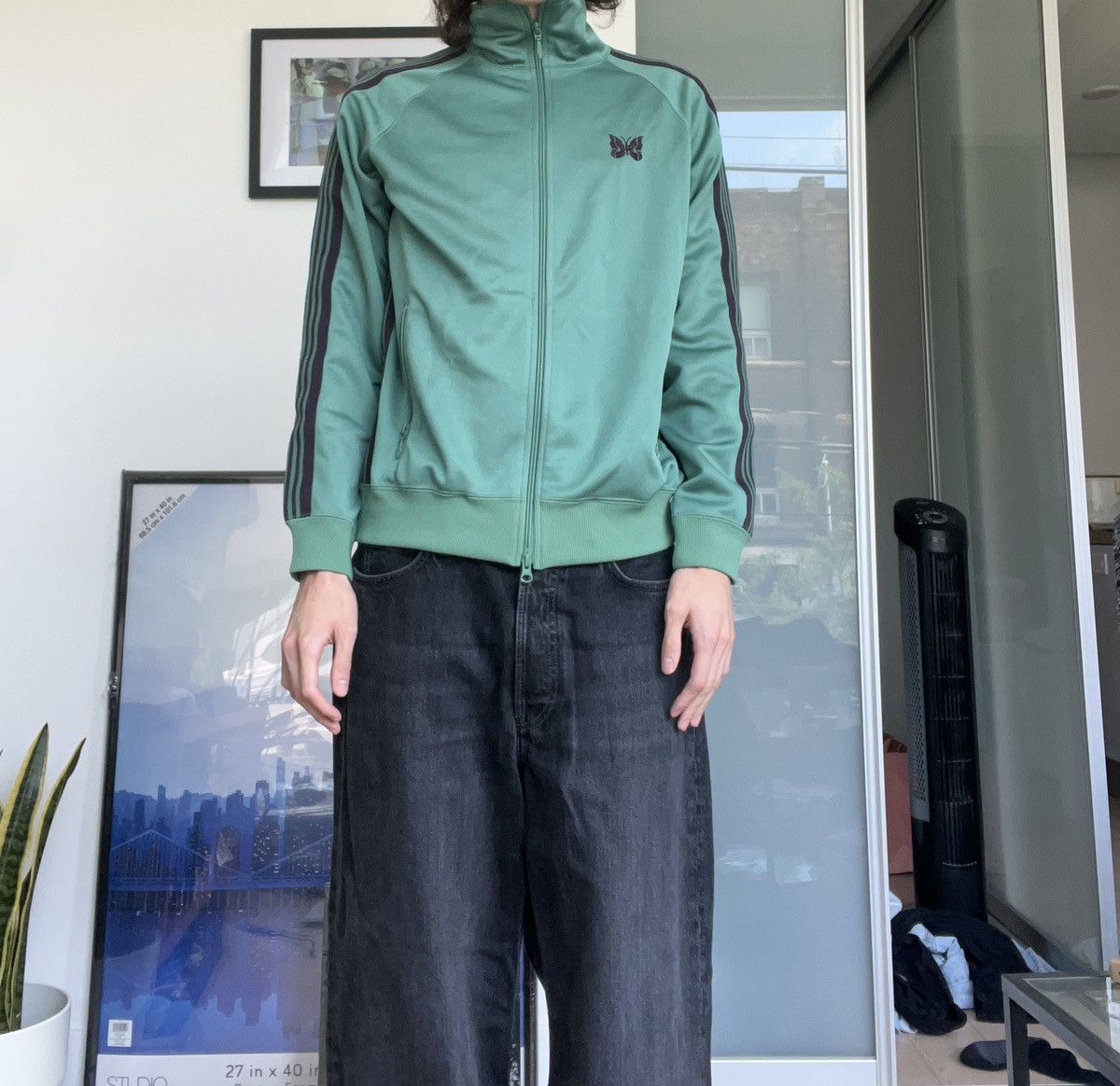 Needles Needles Green Embroidered Track Jacket Size US S / EU 44-46 / 1 - 5 Thumbnail