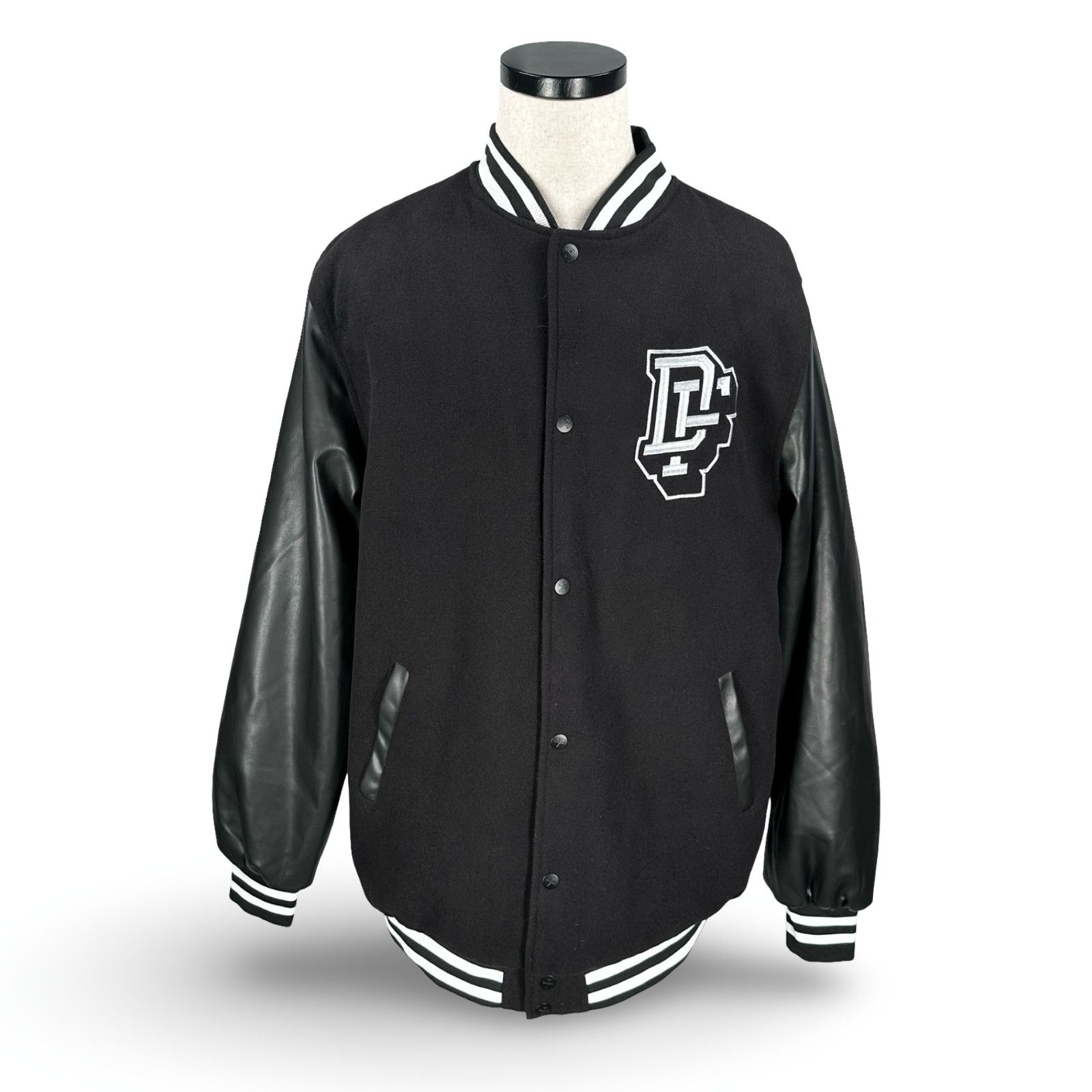 Dixxon Flannel Redefined Varsity Jacket Men XL Black Pocket