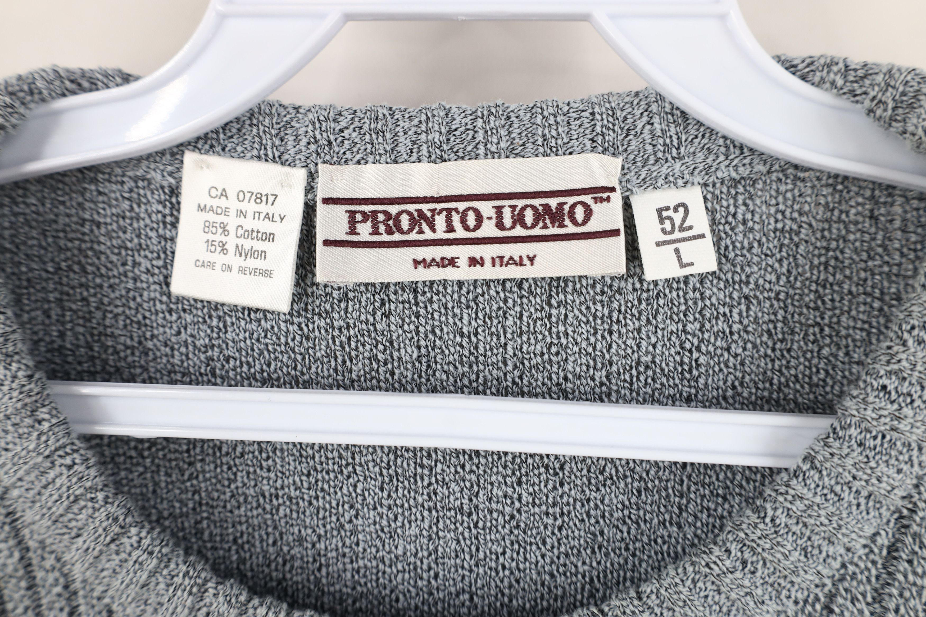 Vintage Vintage 90s Streetwear Ribbed Knit Crewneck Sweater Size US L / EU 52-54 / 3 - 7 Thumbnail
