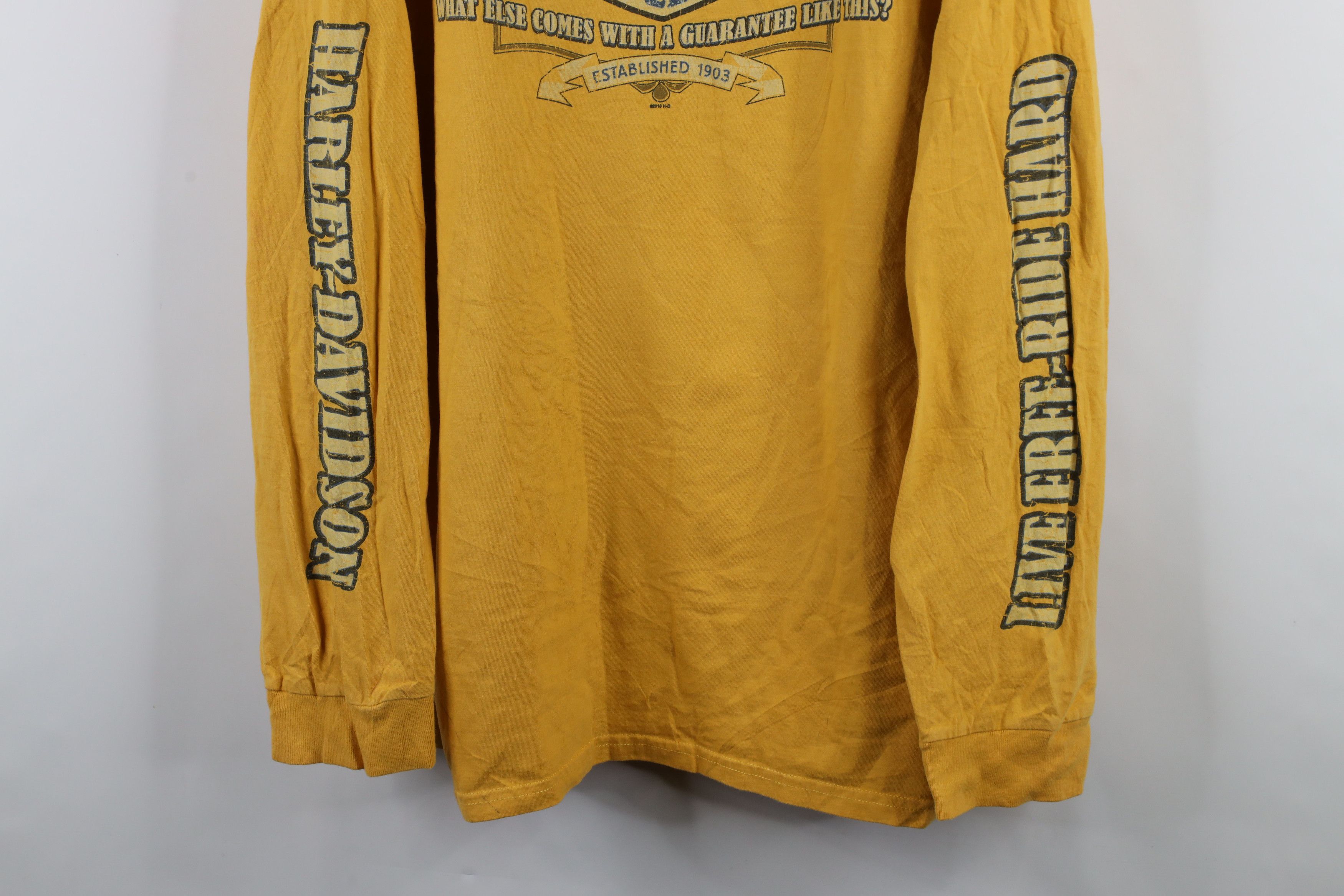Harley Davidson Vintage Y2K Harley Davidson Spell Long Sleeve T-Shirt USA Size US XXL / EU 58 / 5 - 3 Thumbnail