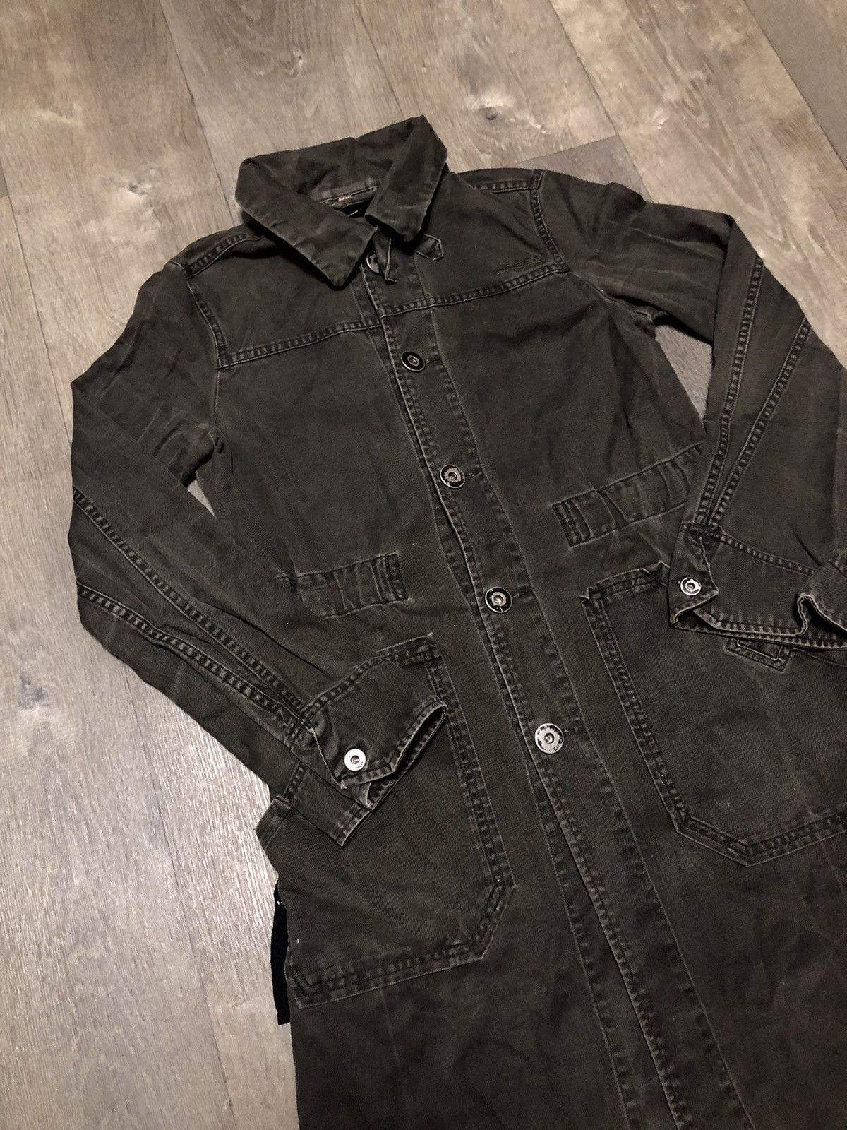 Diesel × Vintage Vintage Diesel Jeans Coat Size M / US 6-8 / IT 42-44 - 3 Thumbnail