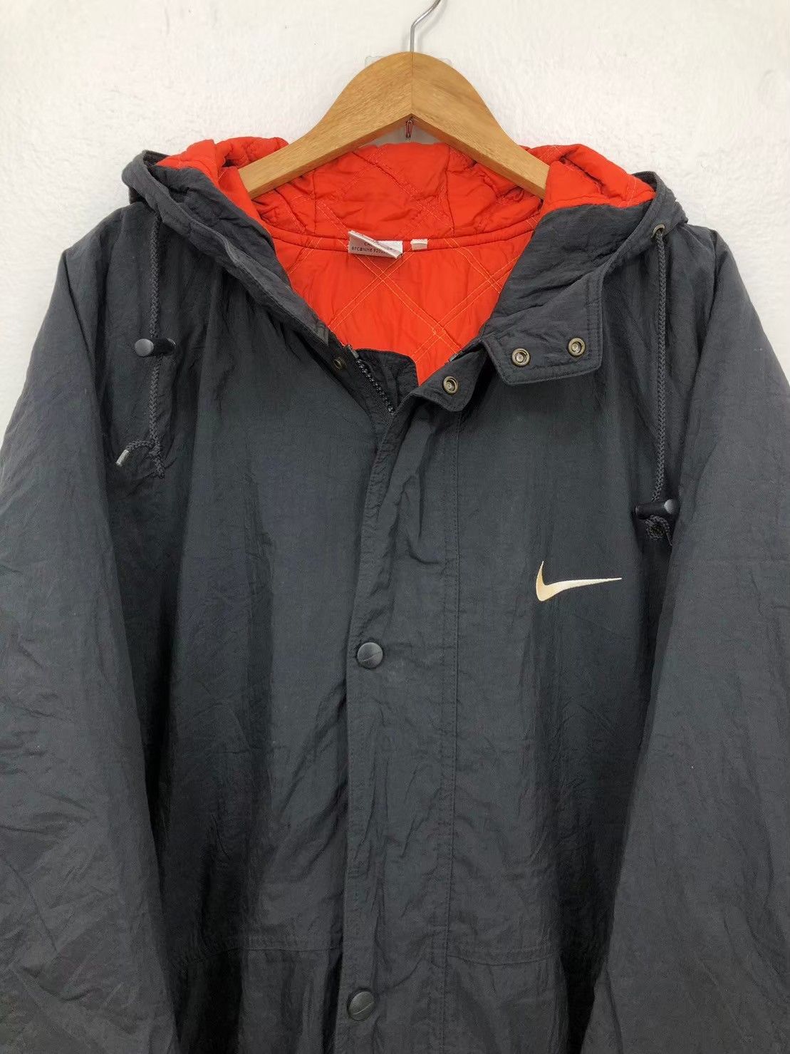 Nike × Vintage Vintage 90's NIKE Jacket Big Swoosh Logo BN Size US XL / EU 56 / 4 - 2 Thumbnail