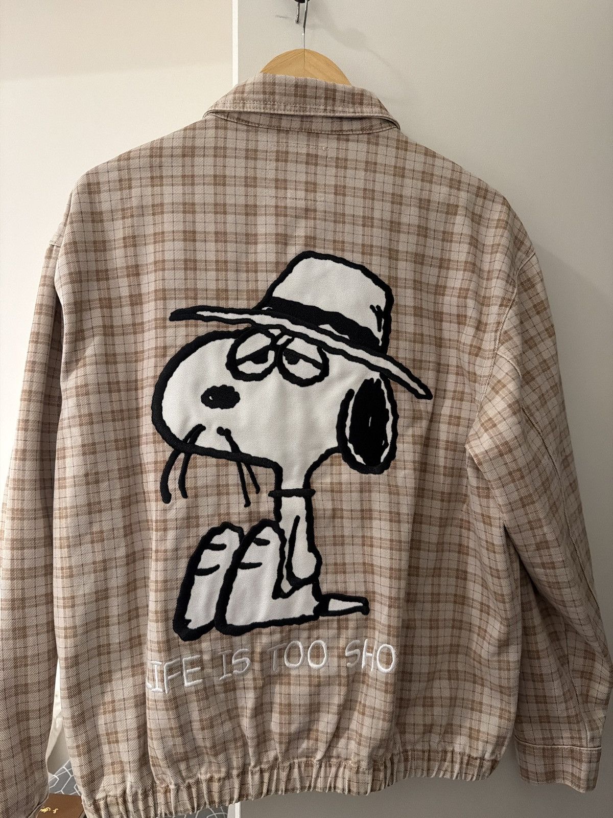 Butter Goods Butter Goods x Peanuts Snoopy Plaid Zip Jacket Rare Size US S / EU 44-46 / 1 - 2 Thumbnail