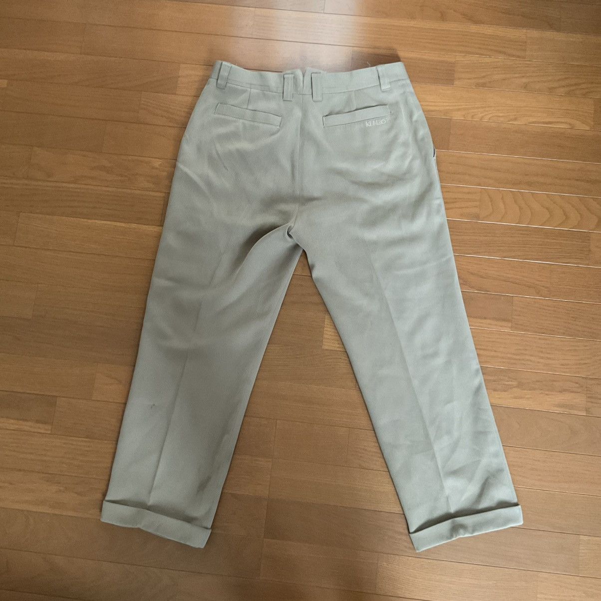 Comme des Garcons KENZO 90s Archive light green slacks Size US 36 / EU 52 - 2 Thumbnail
