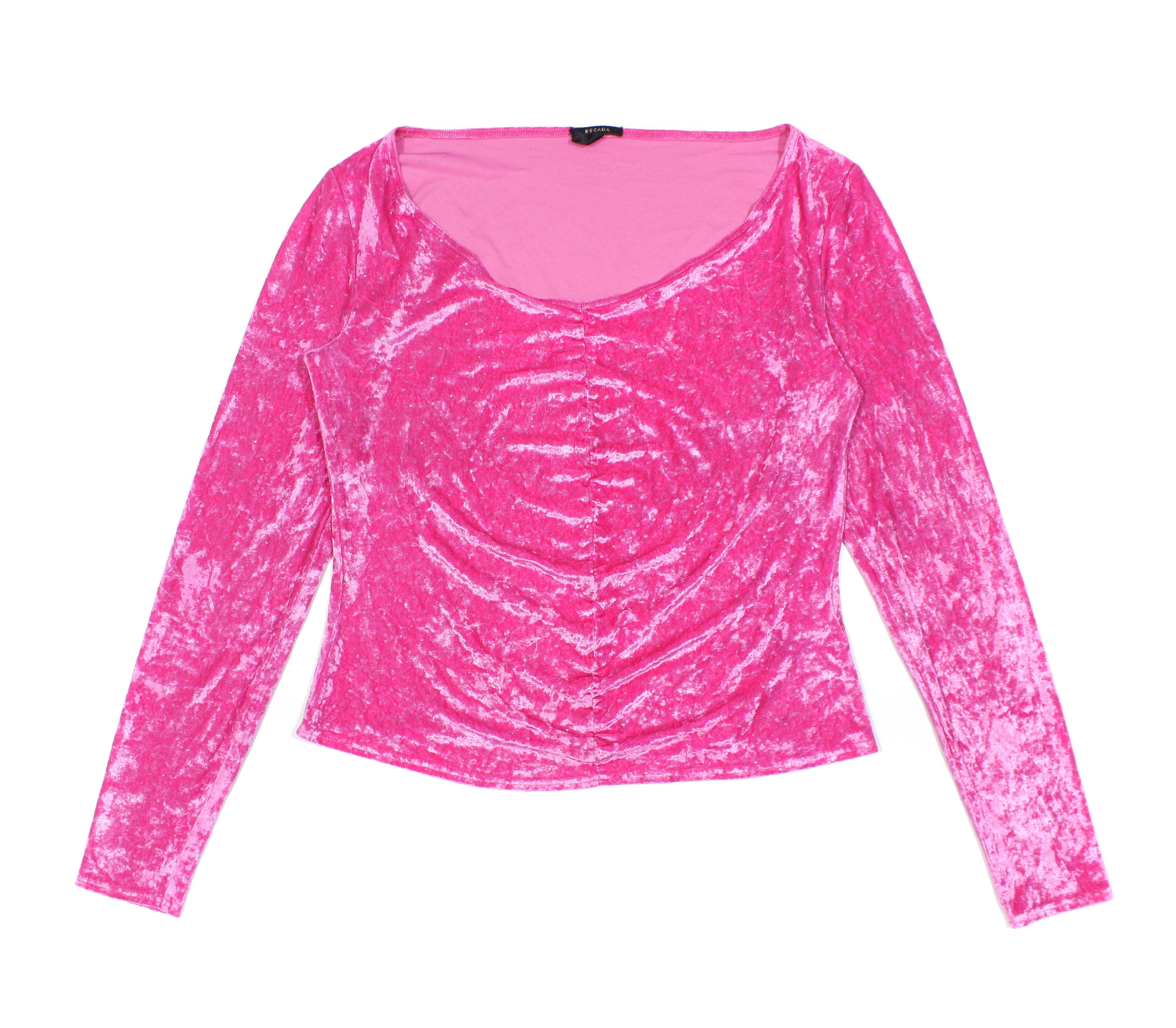 Escada Velour Shine Sweater Vintage Size S / US 4 / IT 40 - 1 Thumbnail