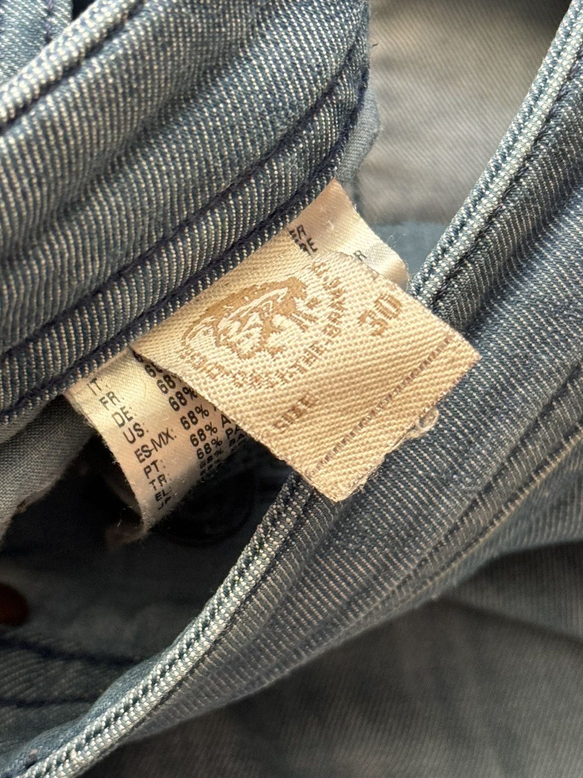 Diesel × Diesel Black Gold Diesel 30/32 buster slim tapered denim pant trouser jean y2k Size US 30 / EU 46 - 14 Thumbnail