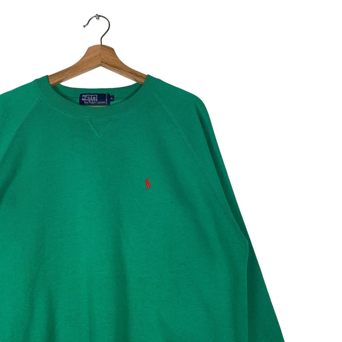 Polo Ralph Lauren Polo Ralph Lauren Small Pony Logo Green Sweatshirt #1340-C60 Size US L / EU 52-54 / 3 - 5 Thumbnail