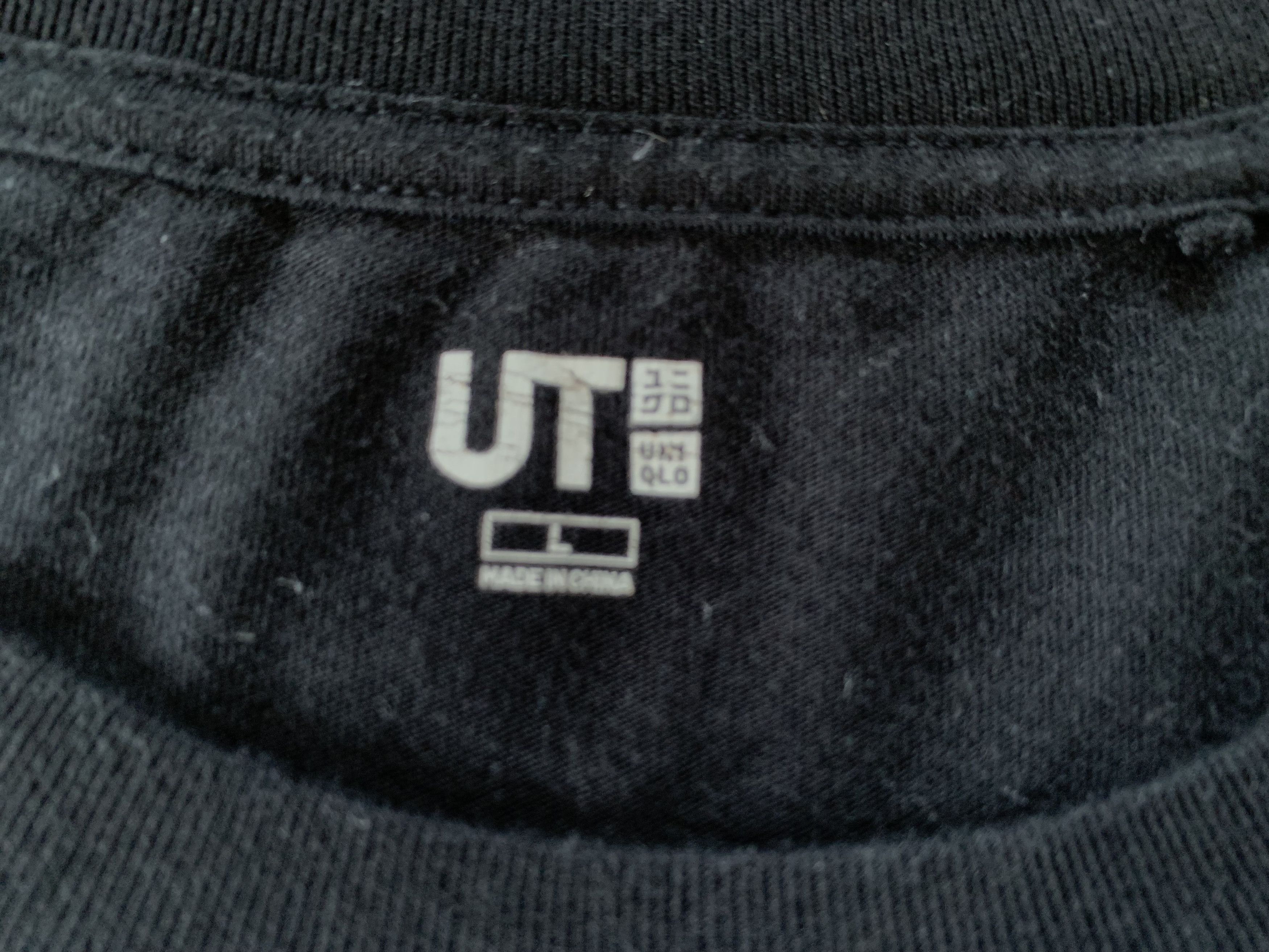 Japanese Brand × Uniqlo Uniqlo Alien Black Printed T-Shirt Size US L / EU 52-54 / 3 - 7 Thumbnail