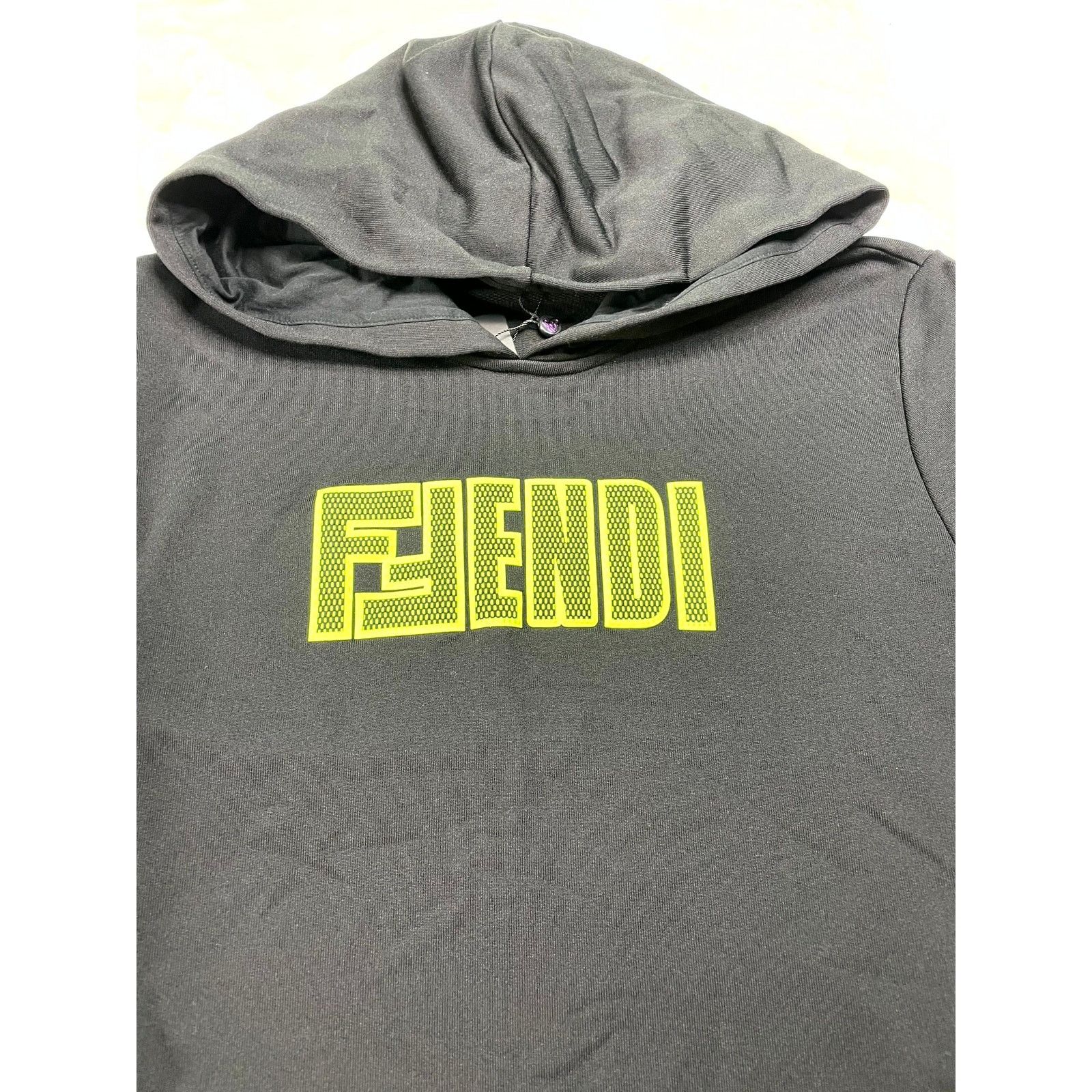Fendi Fendi Logo Black & Neon Sweatsuit Size US 34 / EU 50 - 6 Thumbnail