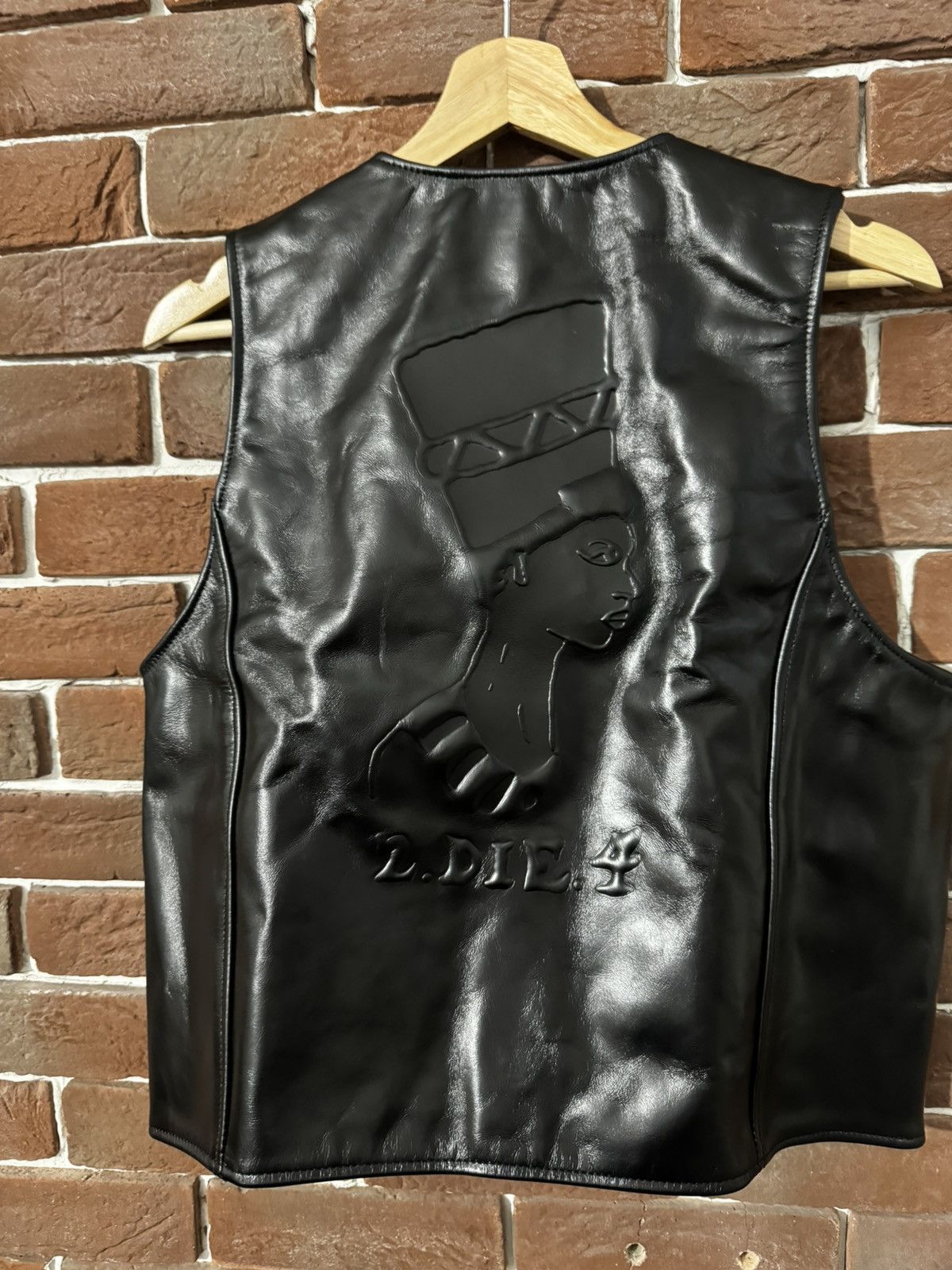 DENIM TEARS Our Legacy x Denim Tears 2Pac Cross Cow Leather Vest Grail S Size US S / EU 44-46 / 1 - 10 Thumbnail