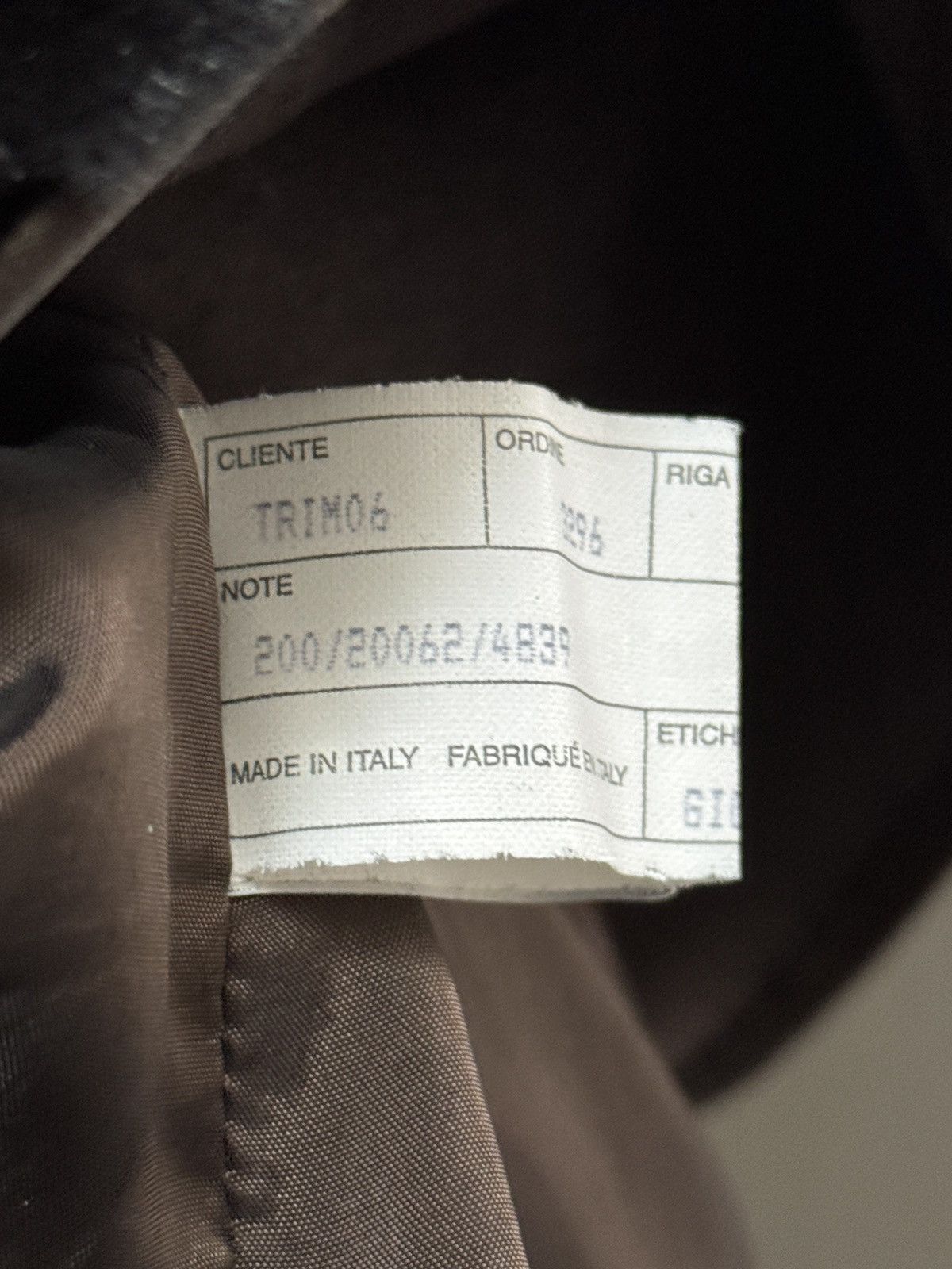Armani Collezioni Armani Collezioni Men’s Brown Lambskin Leather Jacket IT 52 Size US L / EU 52-54 / 3 - 12 Thumbnail
