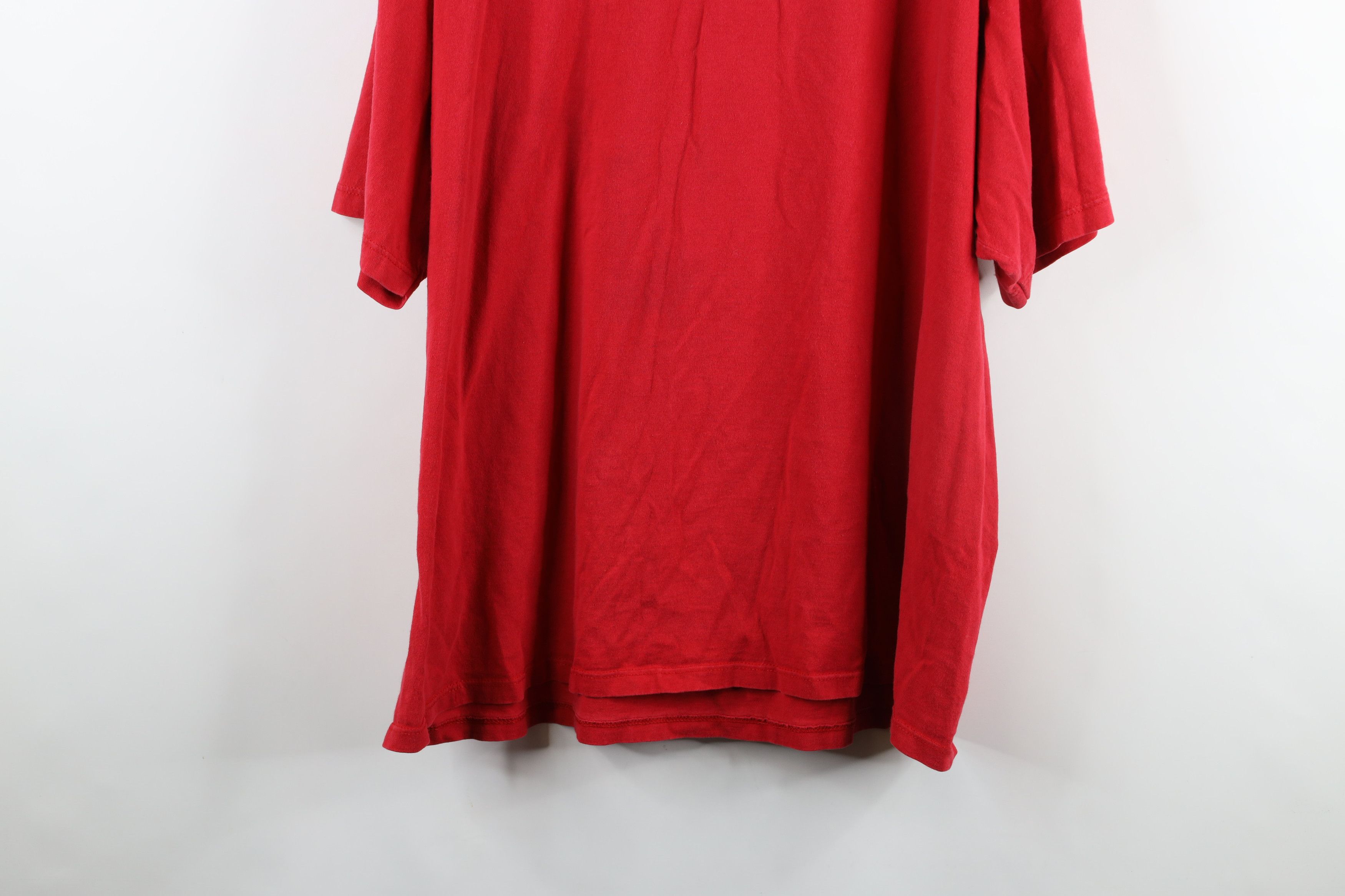 Guess × Vintage Vintage 90s Guess Spell Out Bubble Letter T-Shirt Red USA Size US XXL / EU 58 / 5 - 12 Thumbnail