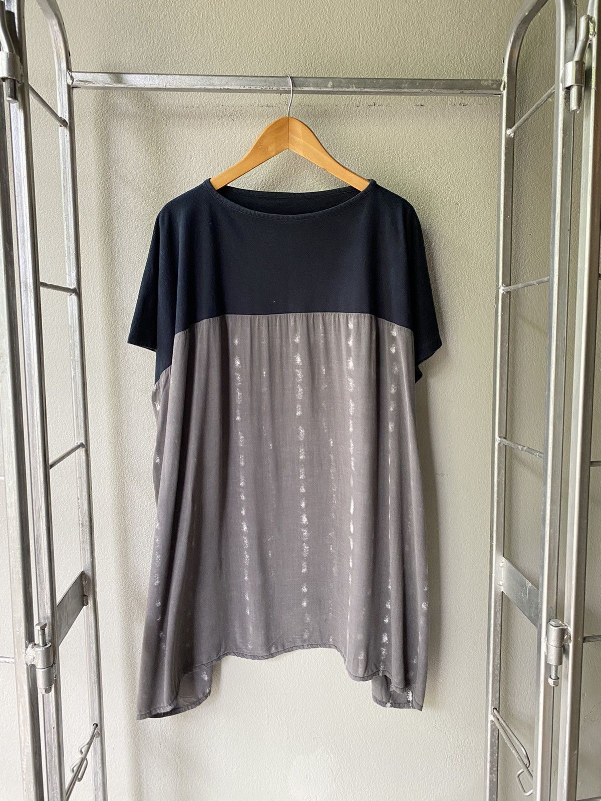 Maison Margiela MM6 Maison Margiela Blue/Grey Square T-Shirt Size M / US 6-8 / IT 42-44 - 1 Thumbnail