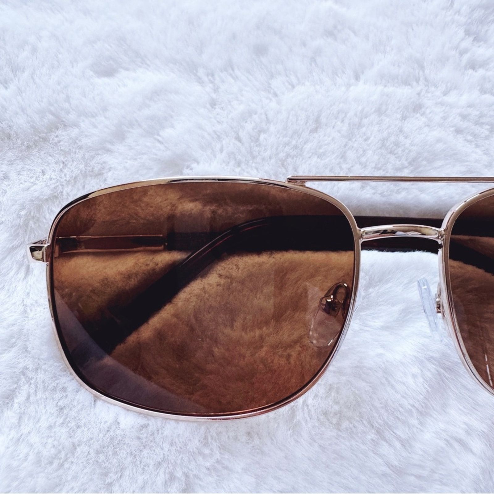 Other Troy Brown Rectangular Polarized Sunglasses Size ONE SIZE - 3 Thumbnail