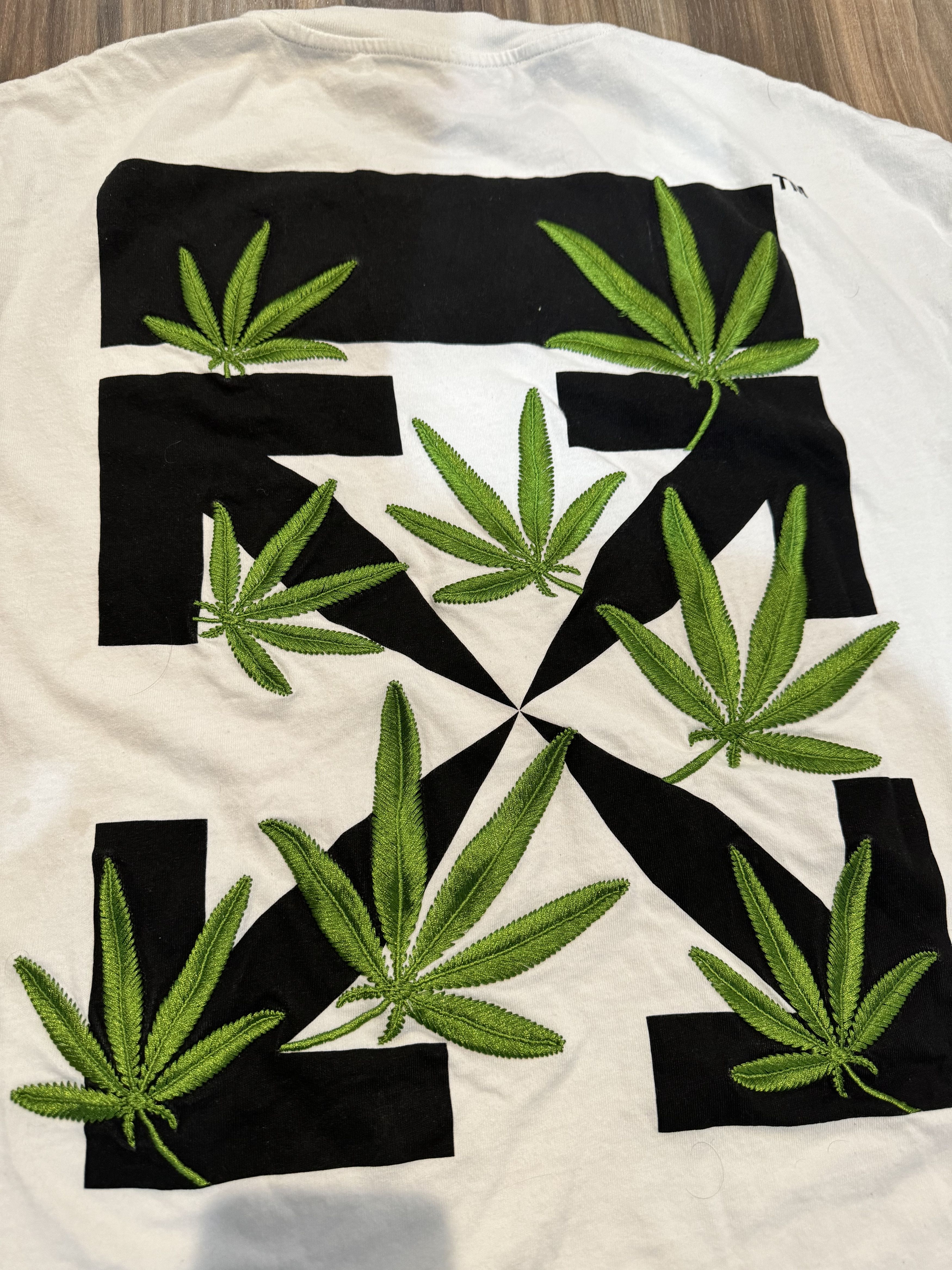 Off-White Off White Weed Arrows T-Shirt Size US L / EU 52-54 / 3 - 5 Thumbnail