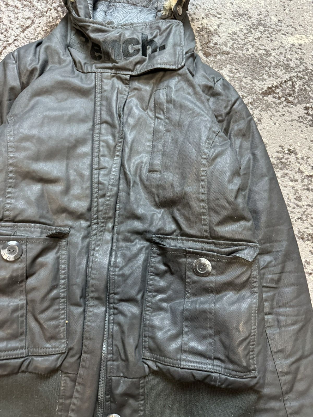 If Six Was Nine × Vintage Vintage Y2K Bench Fur Hood Ninja Style Collar Opium Bomber Size US M / EU 48-50 / 2 - 3 Thumbnail