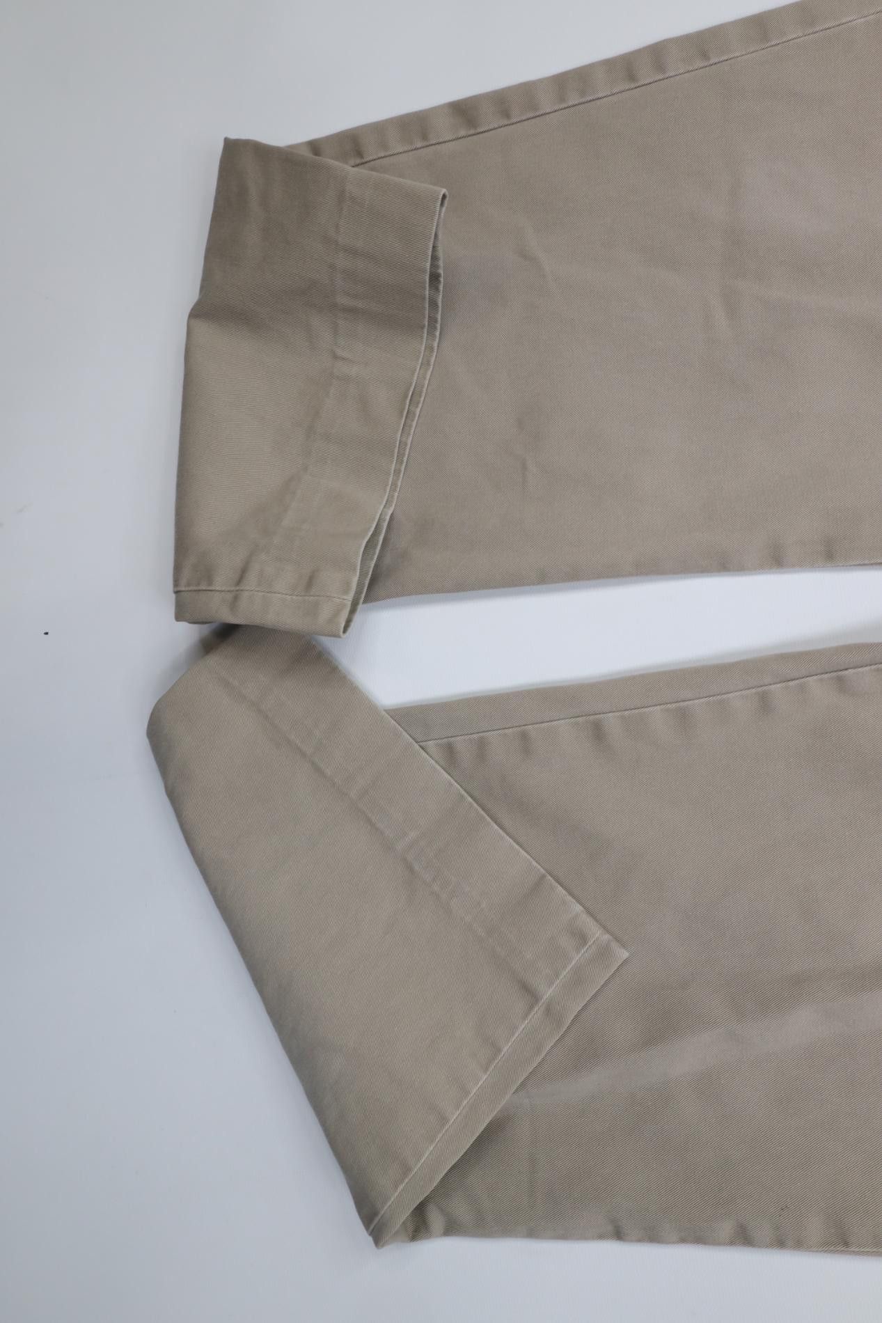 Polo Ralph Lauren Vintage Y2K Ralph Lauren Wide Leg Chino Pants Trousers Beige Size US 38 / EU 54 - 5 Thumbnail
