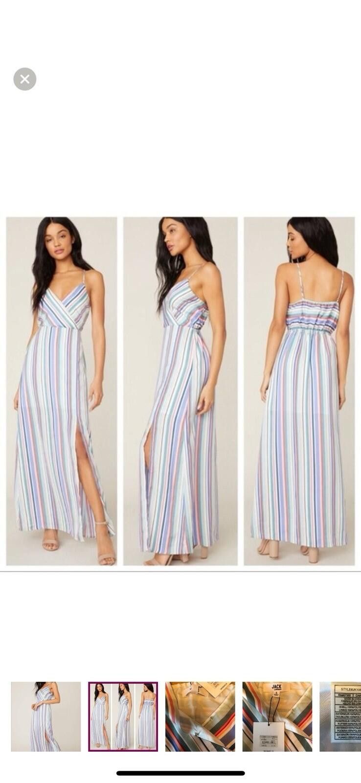 Other Jack by BB Dakota Stripe My Fancy Maxi Dress Stripe Small Size S / US 4 / IT 40 - 2 Thumbnail