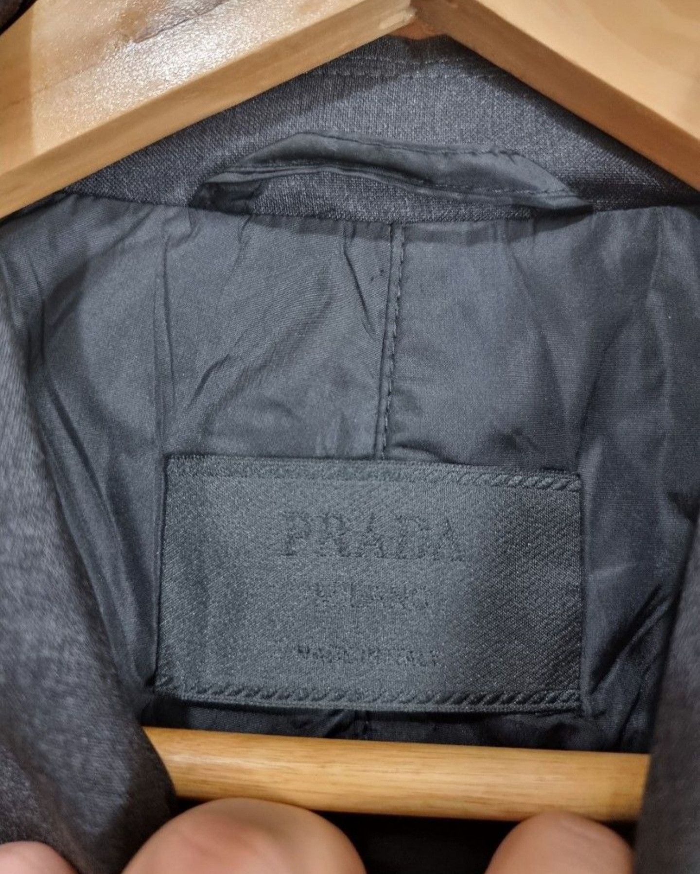 Prada Prada Grey Wool Coat Size M / US 6-8 / IT 42-44 - 2 Thumbnail