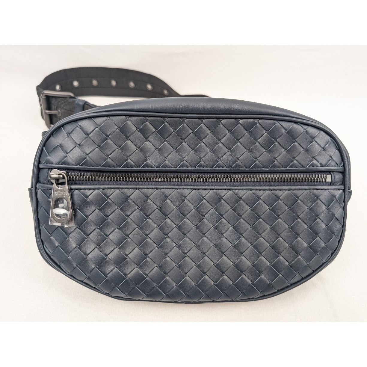 Bottega Veneta o1rshd1 / Intrecciato Ribbon Belt Bag in Dark Blue Size ONE SIZE - 2 Thumbnail