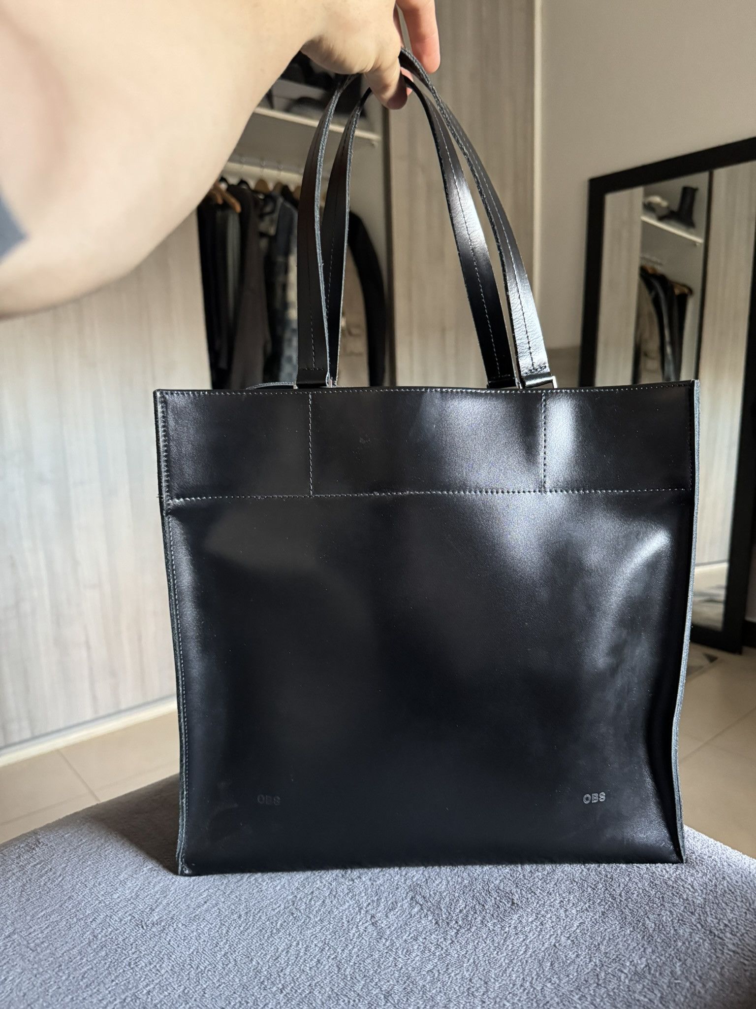 Other OBS Kubo Shopper Leather Bag 13 Liter Size ONE SIZE - 2 Thumbnail