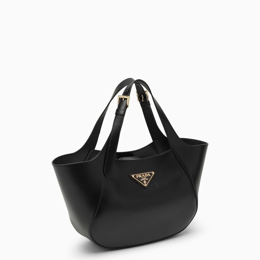 Prada o1d2blof0924 Size : OS / Leather Tote Bag In Black Size ONE SIZE - 2 Thumbnail