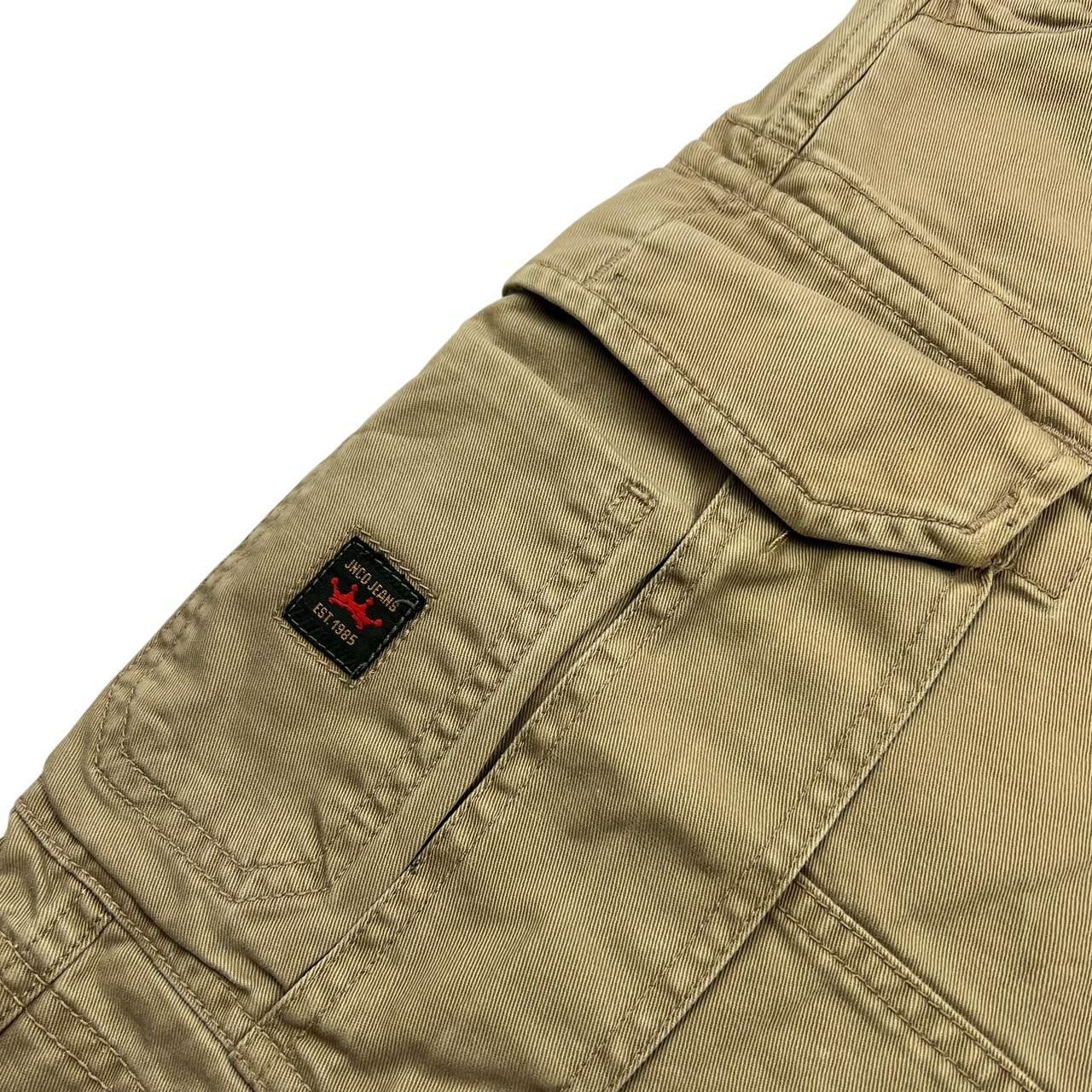 JNCO Vintage Jnco Baggy Embroidered Dragon Cargo Shorts Waist 33 Size US 33 - 4 Thumbnail