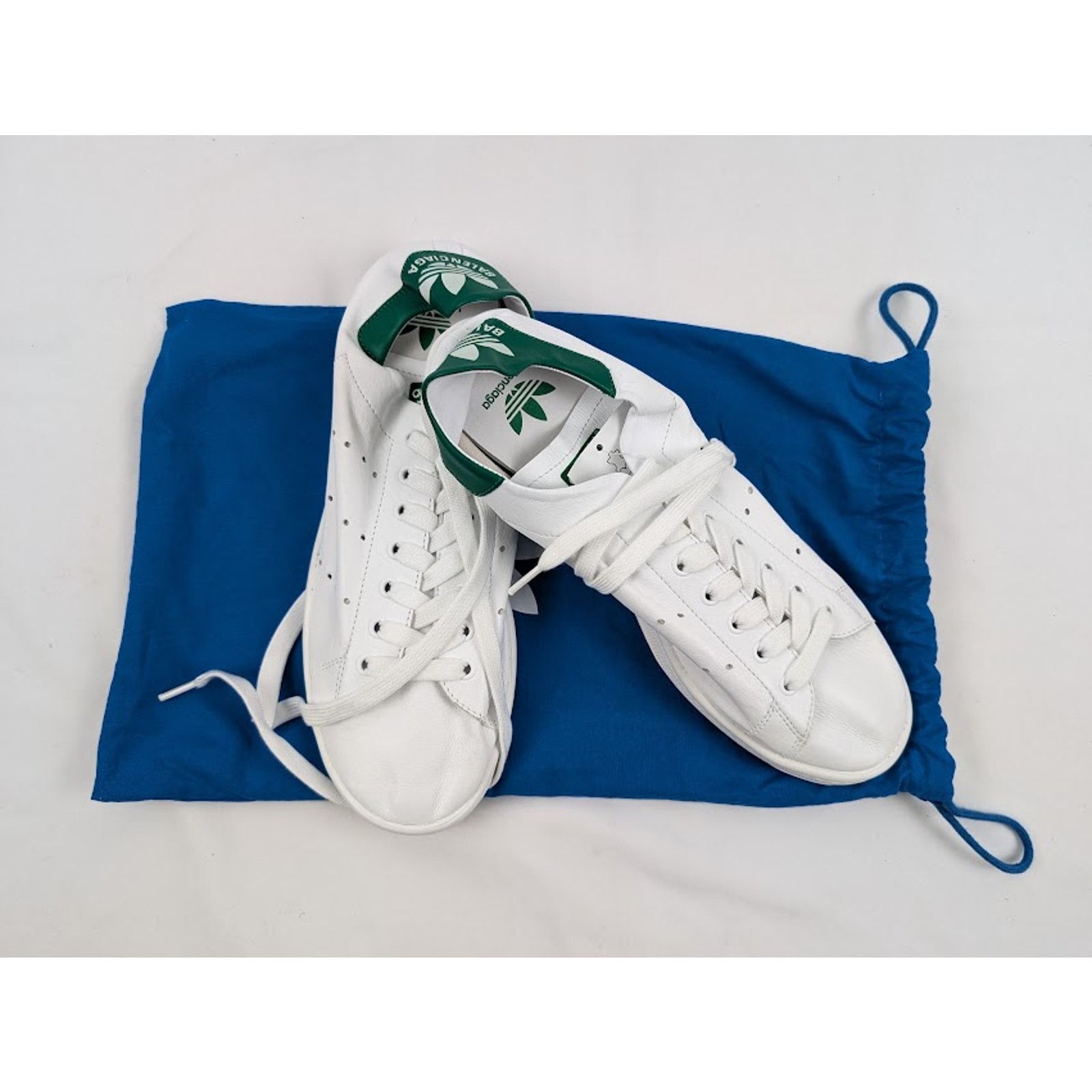 Adidas × Balenciaga o1rshd1 Stan Smiths Sneakers in Green/White Size US 14 / EU 47 - 9 Thumbnail
