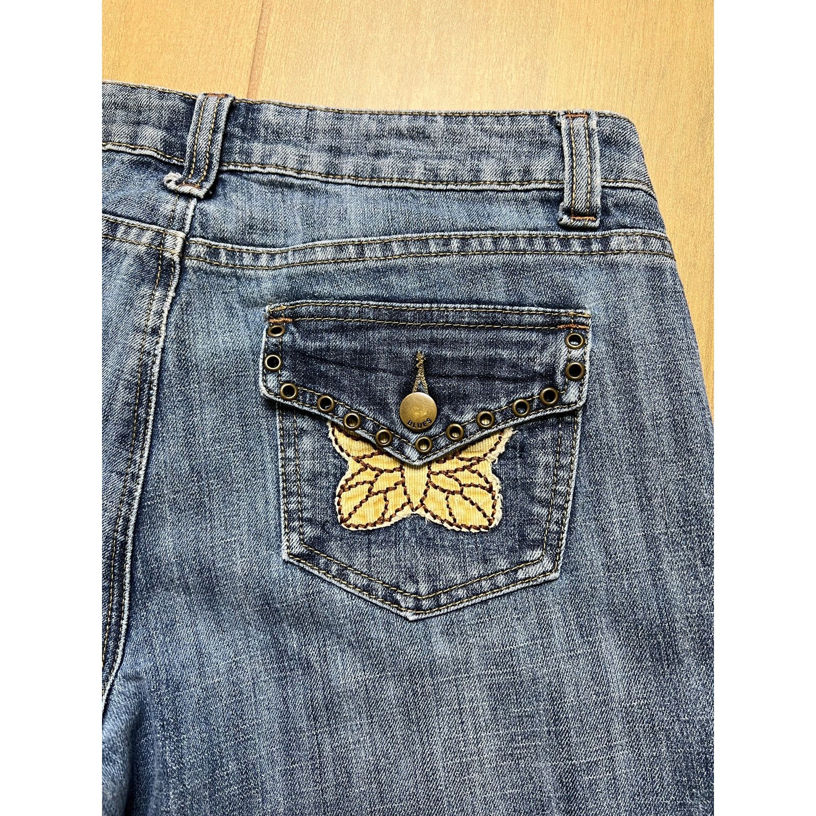 Vintage Vintage BACCINI Women's Sz 8 Mid Rise Flared Y2K western Size 30" / US 8 / IT 44 - 12 Thumbnail