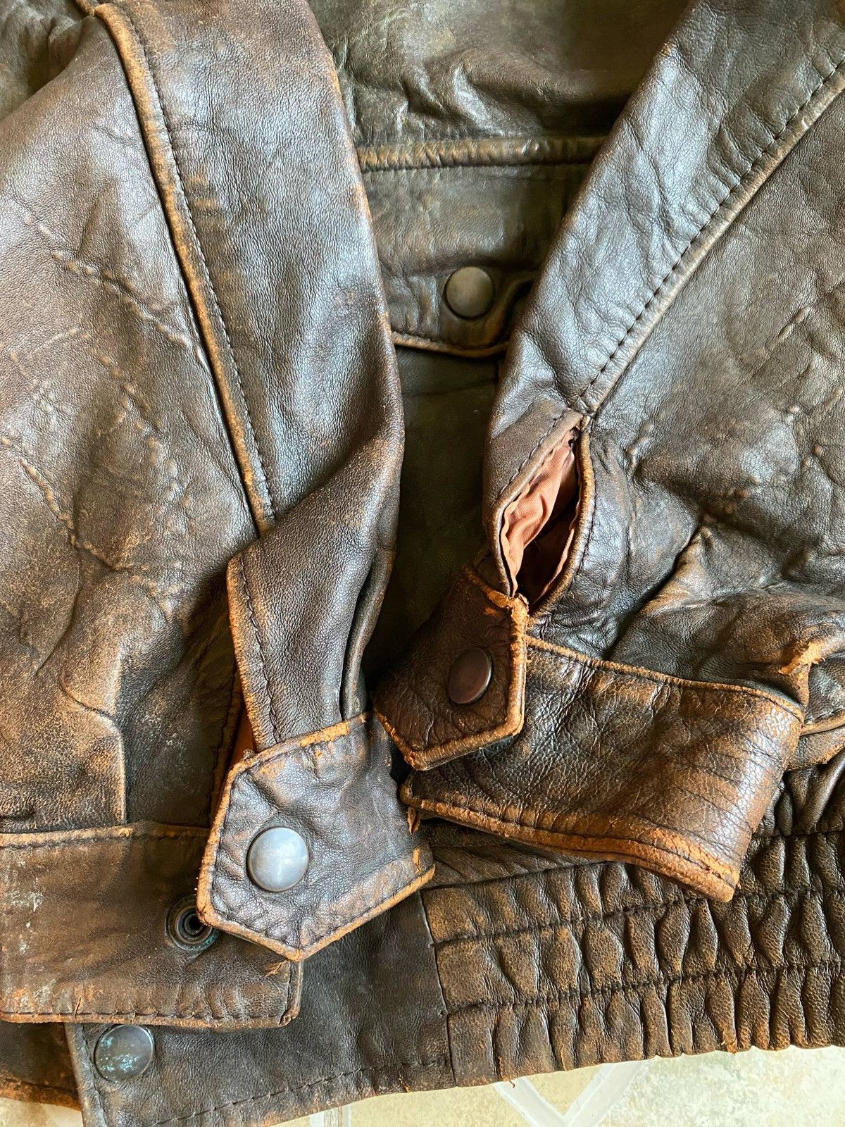 Japanese Brand × Vintage VINTAGE HOUSTON JAPAN IS 674 MS FLIGHT JACKET Size US S / EU 44-46 / 1 - 8 Thumbnail