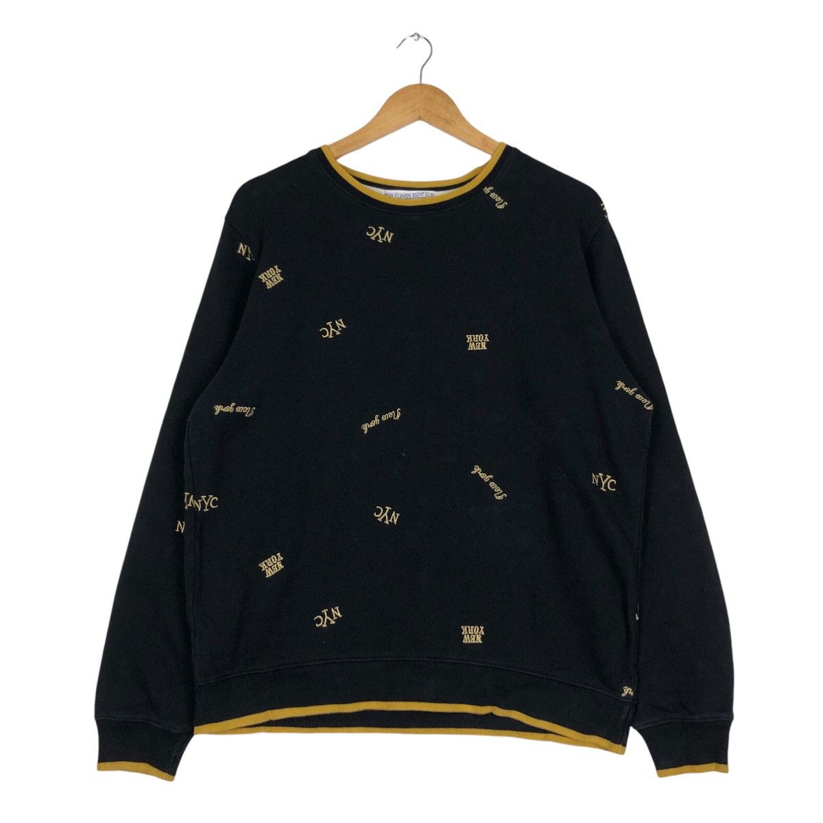 New York Yankees × Vintage Vintage Sweatshirt New York Rare Design 90s Streetwear Size US M / EU 48-50 / 2 - 1 Thumbnail