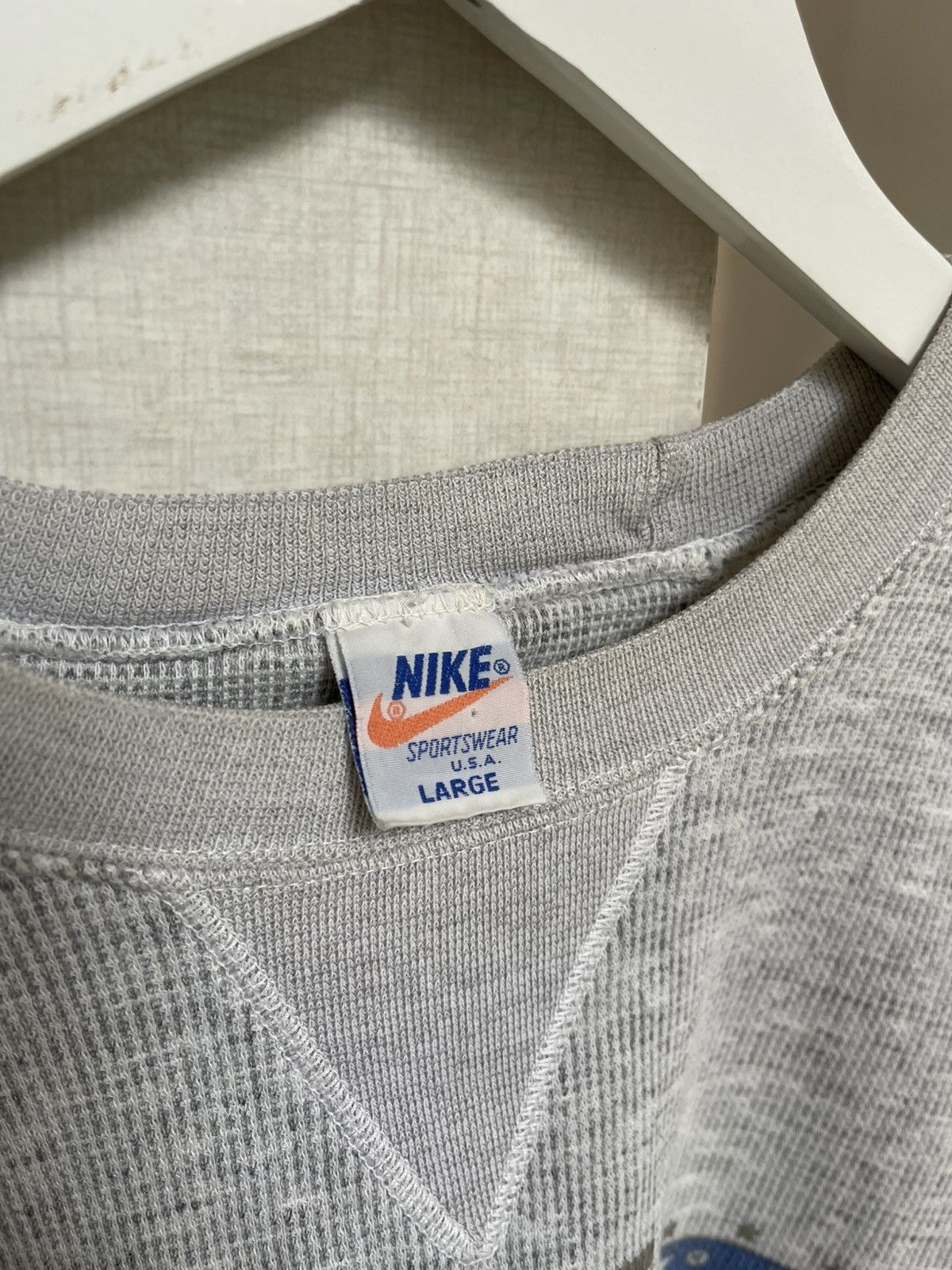 Nike × Vintage Nike Baseball 70s Thermal Sweater Size US L / EU 52-54 / 3 - 2 Thumbnail