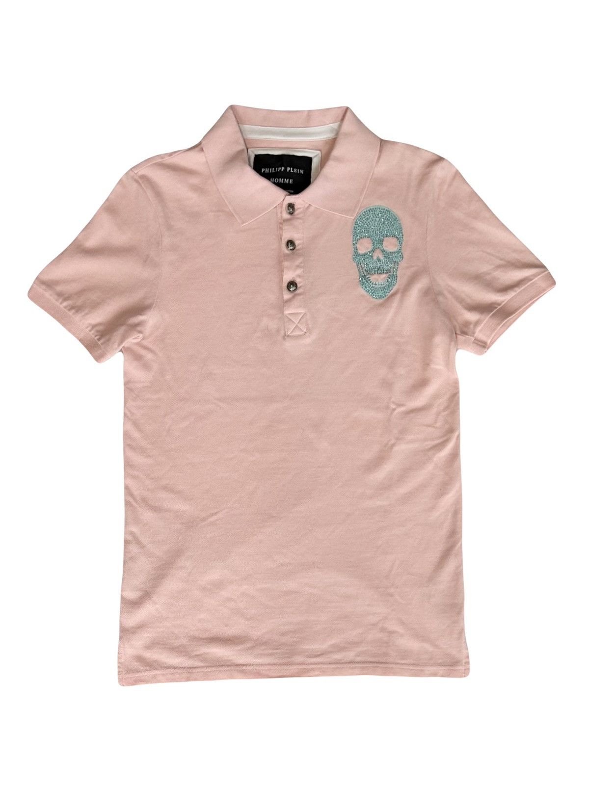 Philipp Plein Philipp Plein Skull & Bones Polo Shirt Size US S / EU 44-46 / 1 - 1 Thumbnail