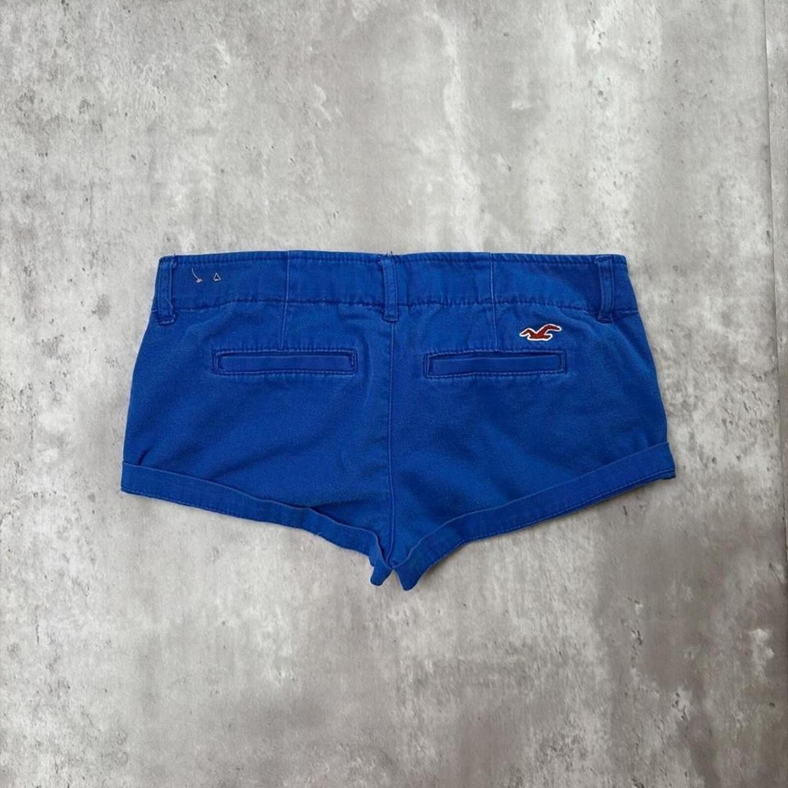 Other Y2K Blue Hollister Surf Grunge Mini Shorts Size 42" / US 20 - 2 Thumbnail