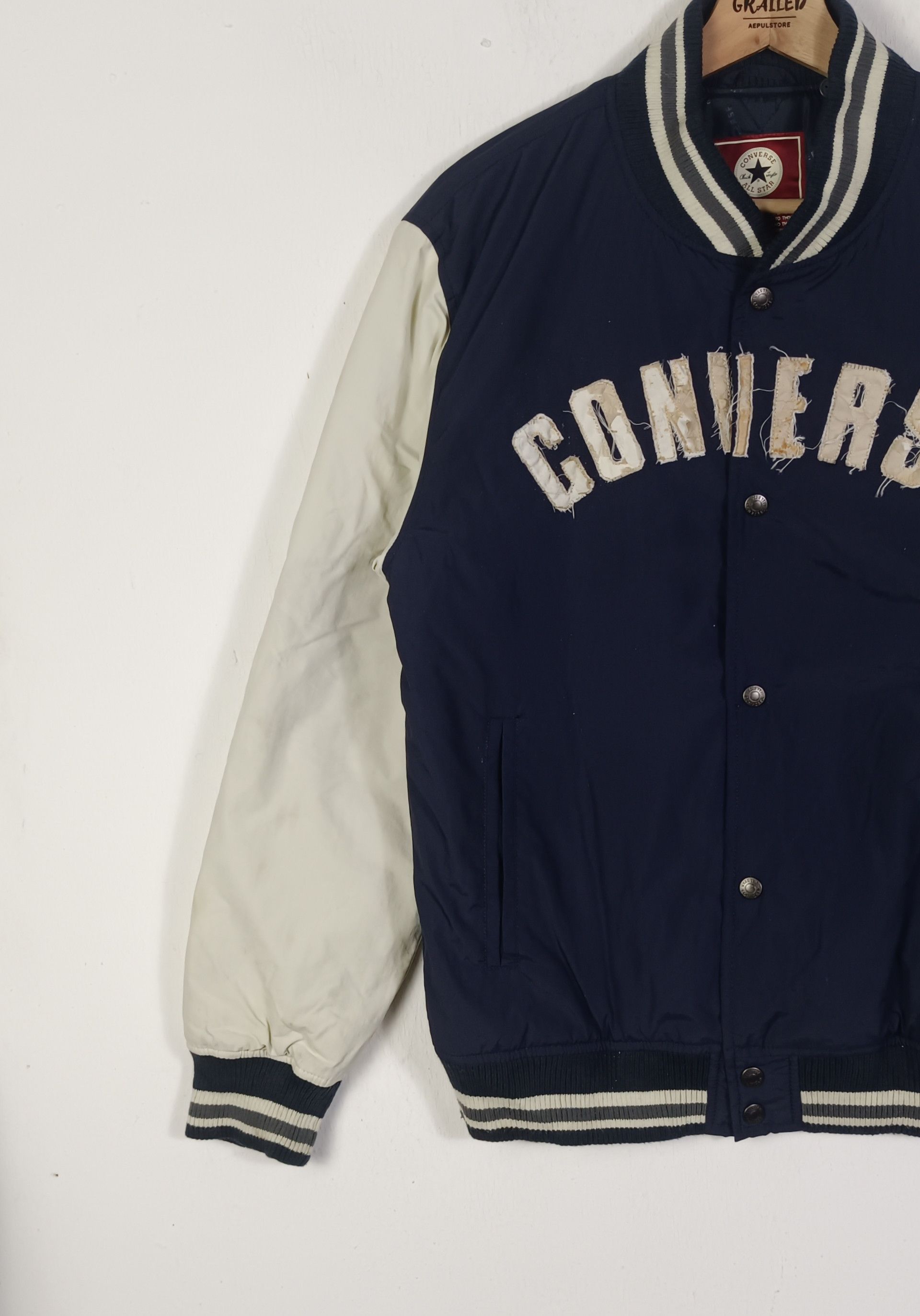 Converse × Japanese Brand × Vintage Vintage🔥 Converse All Star Jack Taylor Varsity Jacket Size US M / EU 48-50 / 2 - 5 Thumbnail