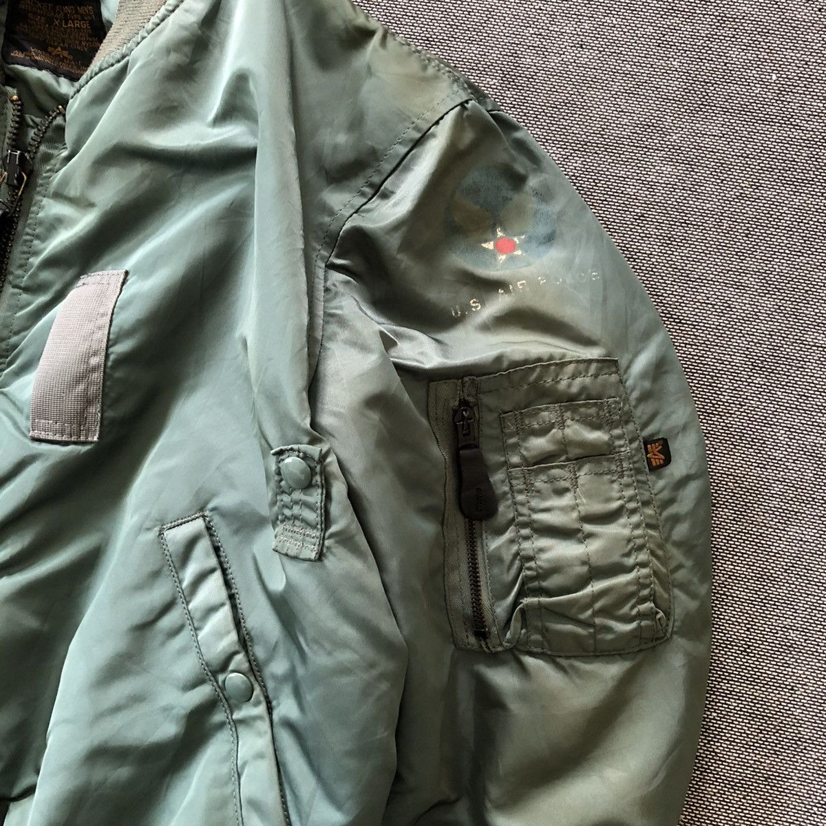 Alpha Industries ALPHA INDUSTRIES U.S. Air Force MA-1 Flying Jacket Size US XL / EU 56 / 4 - 6 Thumbnail