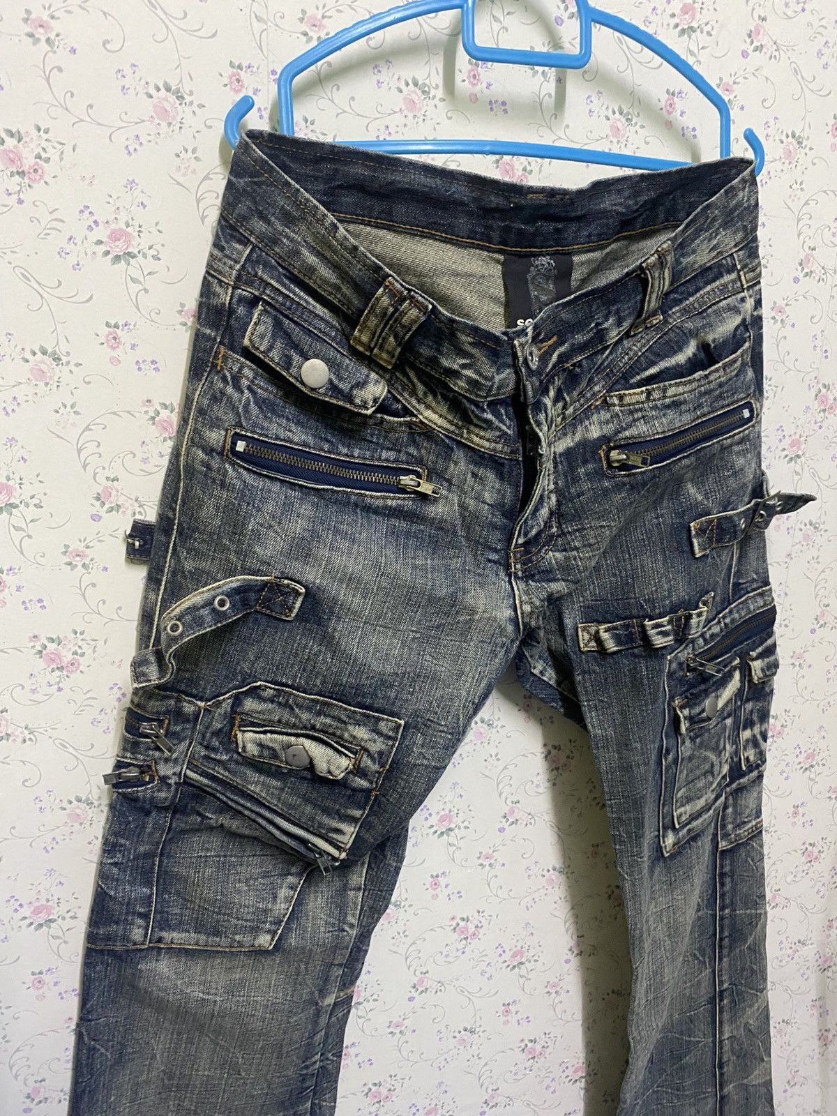 Le Grande Bleu (L.G.B.) × Vintage × semanticdesign Semantics design many pockets very rare Size US 32 / EU 48 - 5 Thumbnail