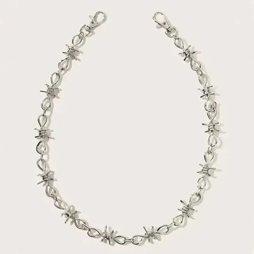Jewelry × Vintage Hip Hop Thorns Waist Chain Trouser Metal Chain Belt Size ONE SIZE - 2 Thumbnail